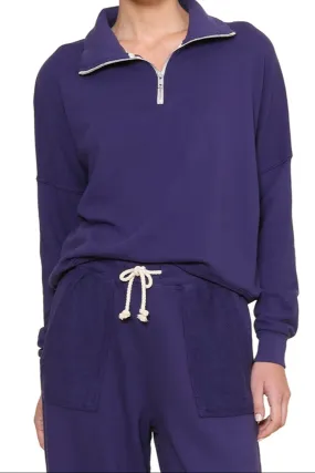 CompactSize Maren French Terry Half Zip