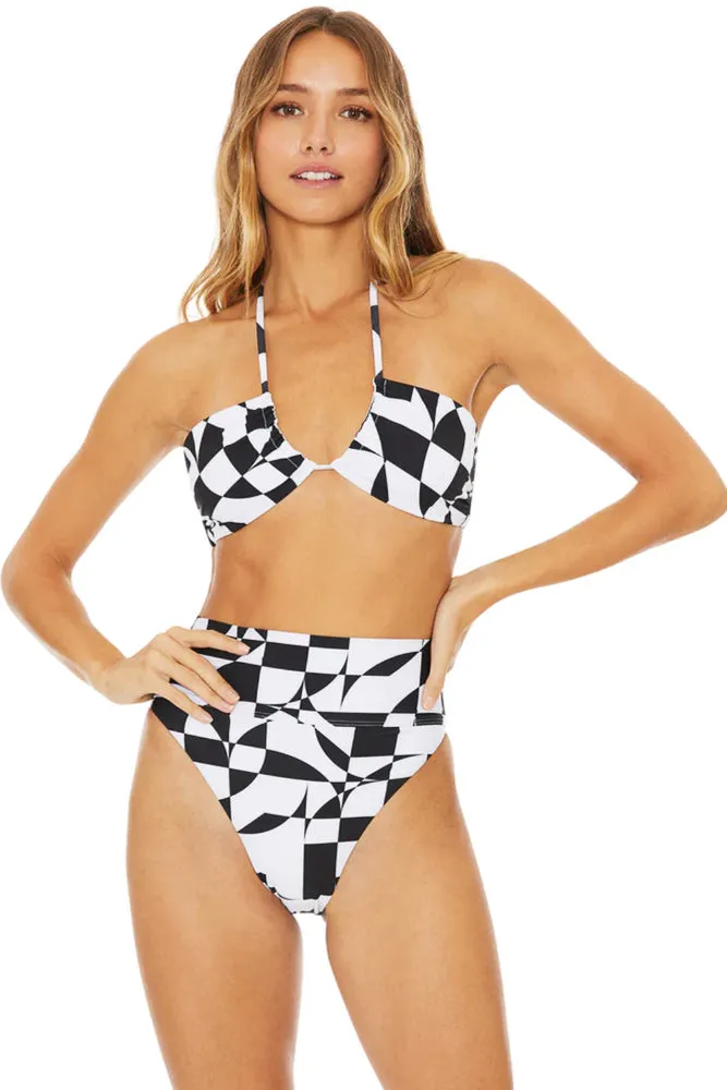 Beach Riot Abby Top - 70s Geo FlexibleRibbing PocketDetails