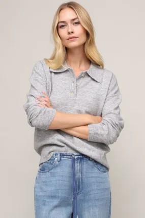 Buttonless Closure RubberizedGrip Mckenzie Long Sleeve Polo