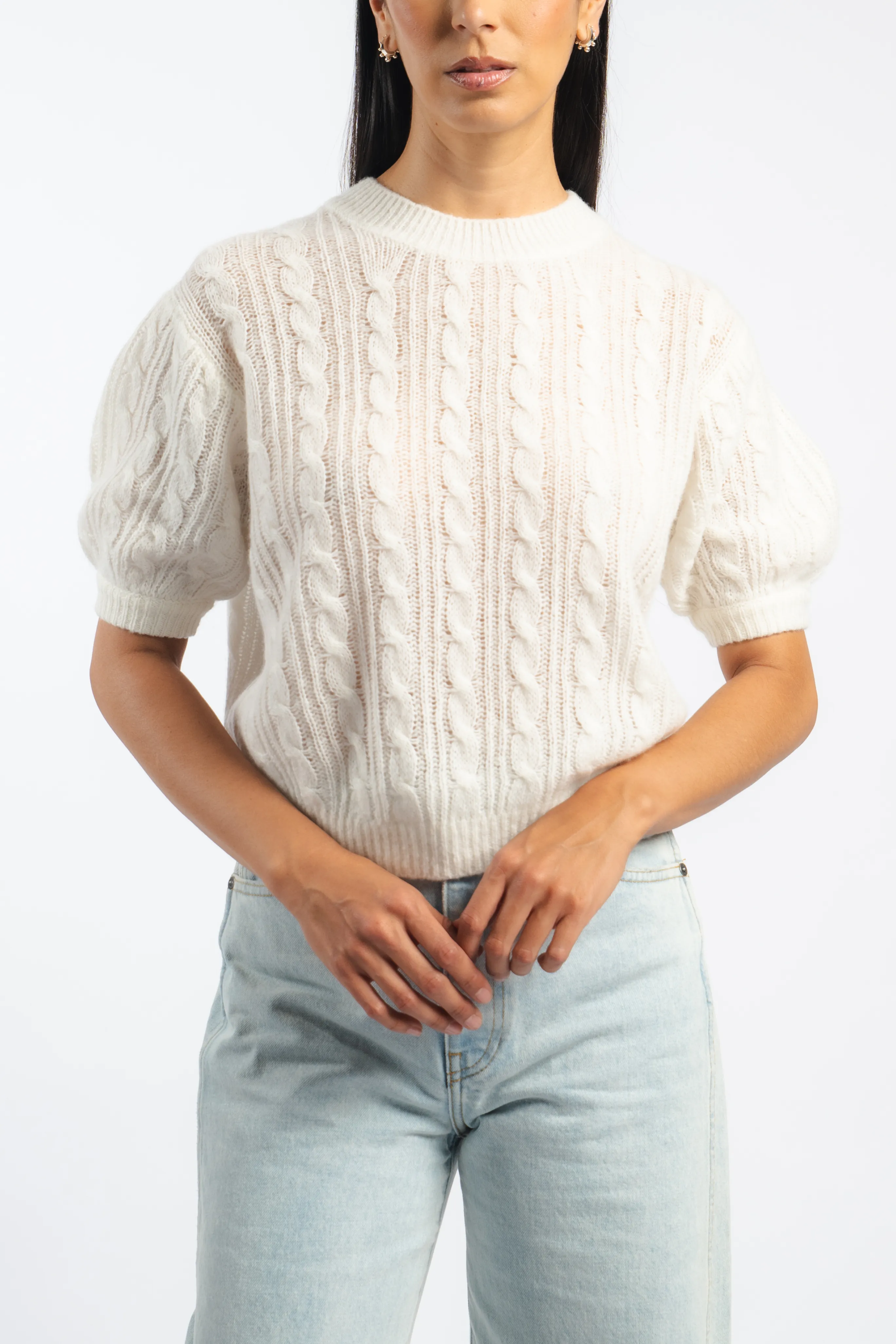 Rolled Cuffs Reinforced Seams Kenzie Sweater