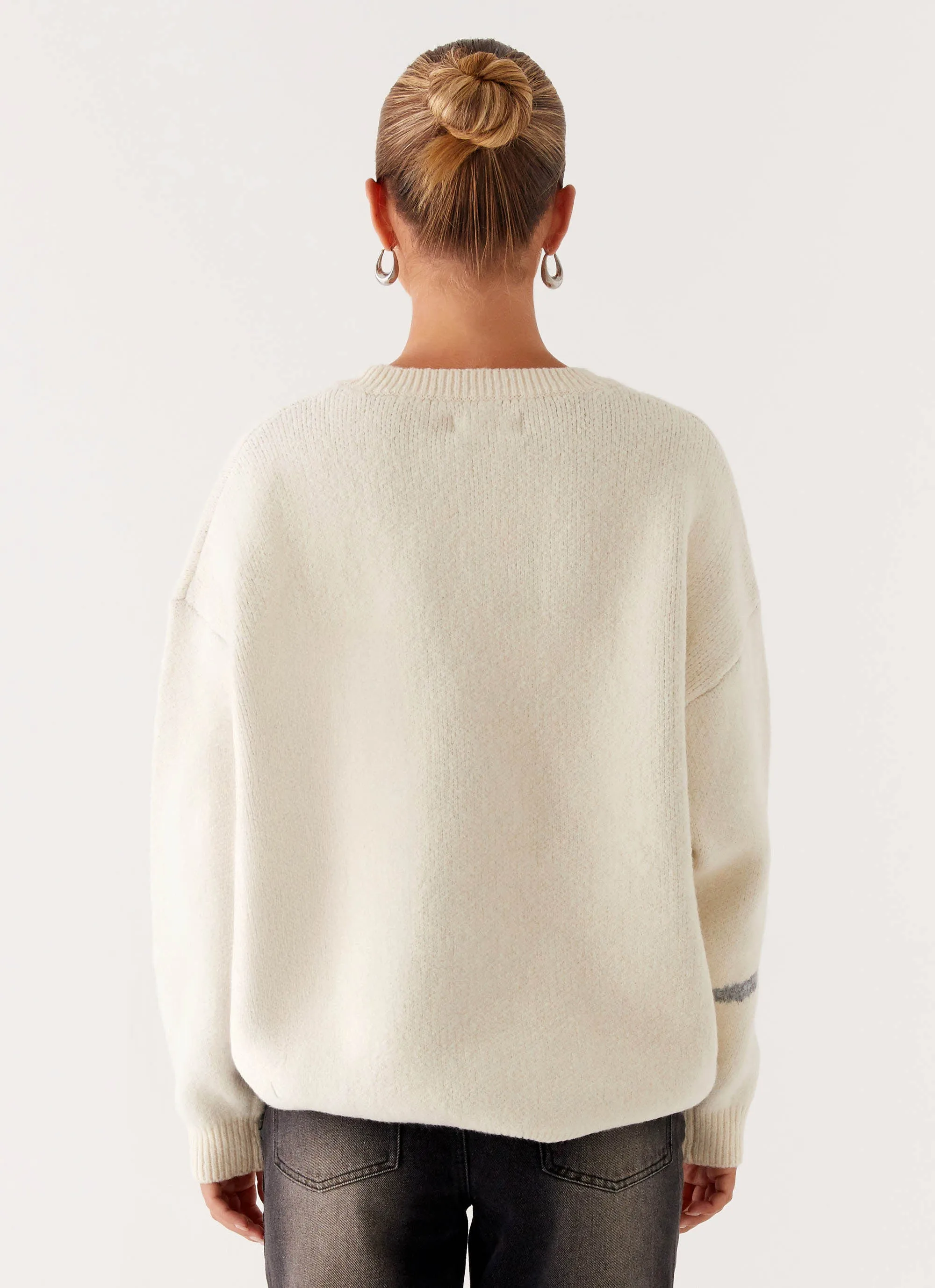 Dreamwood Knit Sweater - Ivory Gloss Free Texture