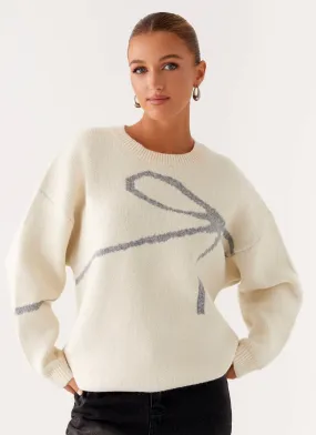 Dreamwood Knit Sweater - Ivory ErgonomicCut
