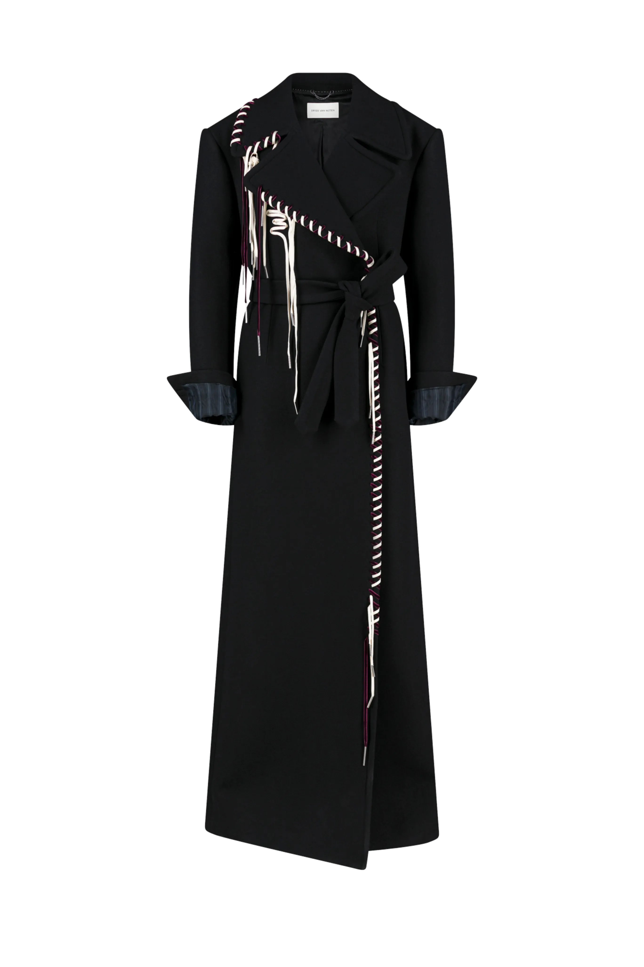 Pattern Print Rafaella Embroidered Coat