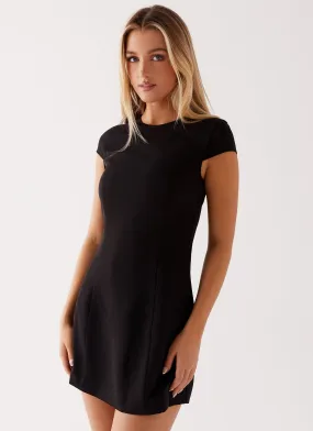 Tia Mini Dress - Black Fashion Collab