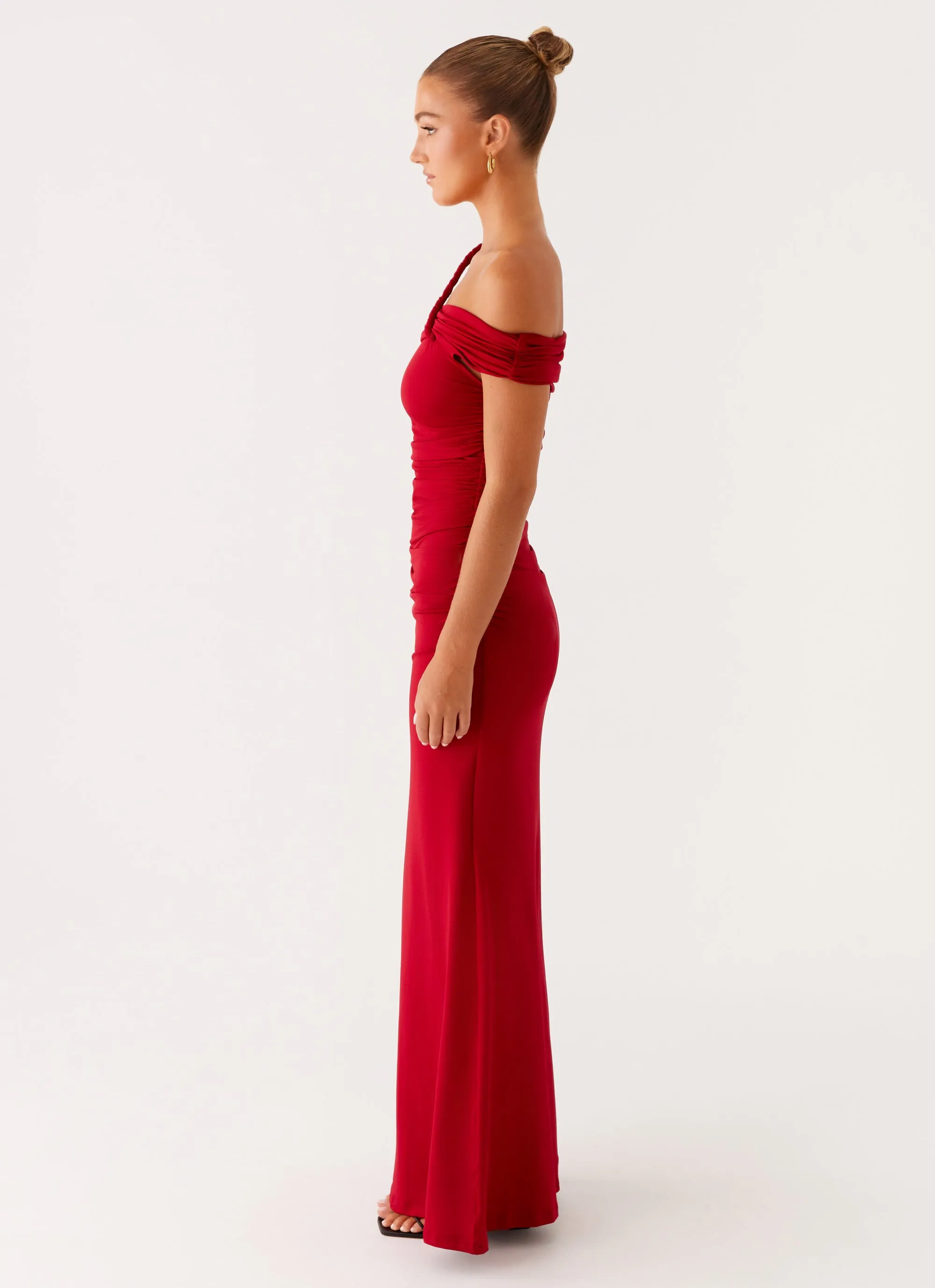 hypoallergenic Warm Pink After This Maxi Dress - Raspberry