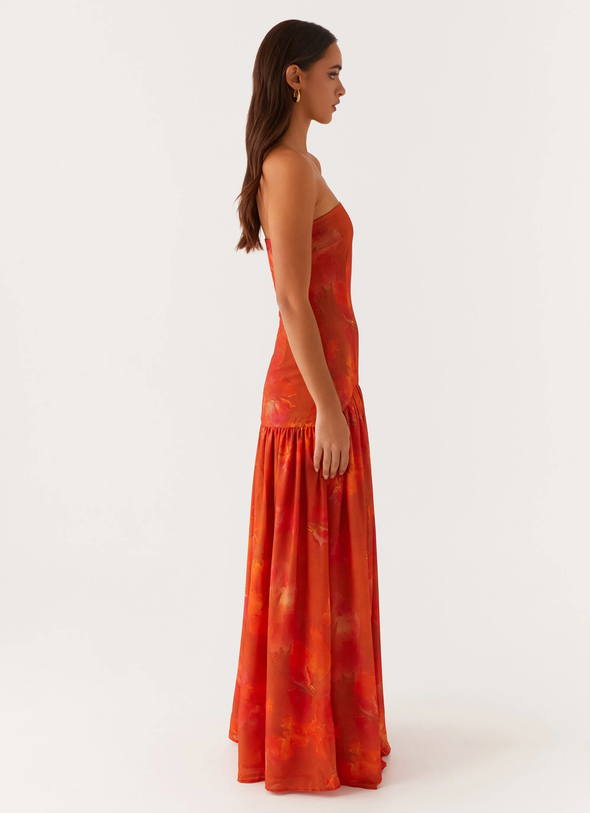 Eden Strapless Maxi Dress - Amber Classic Vibe