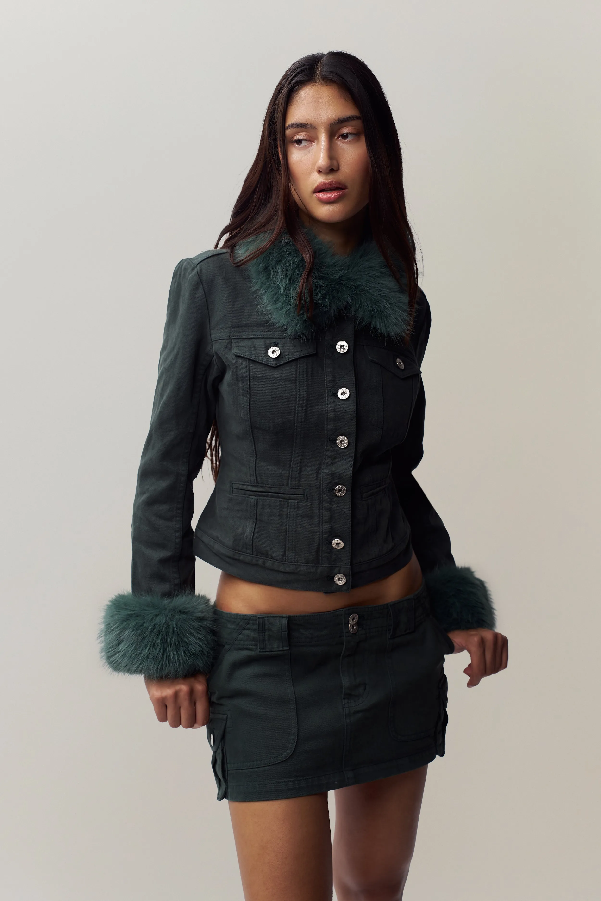 Anais Cargo Mini Skirt Gentle Wear Layer Combo