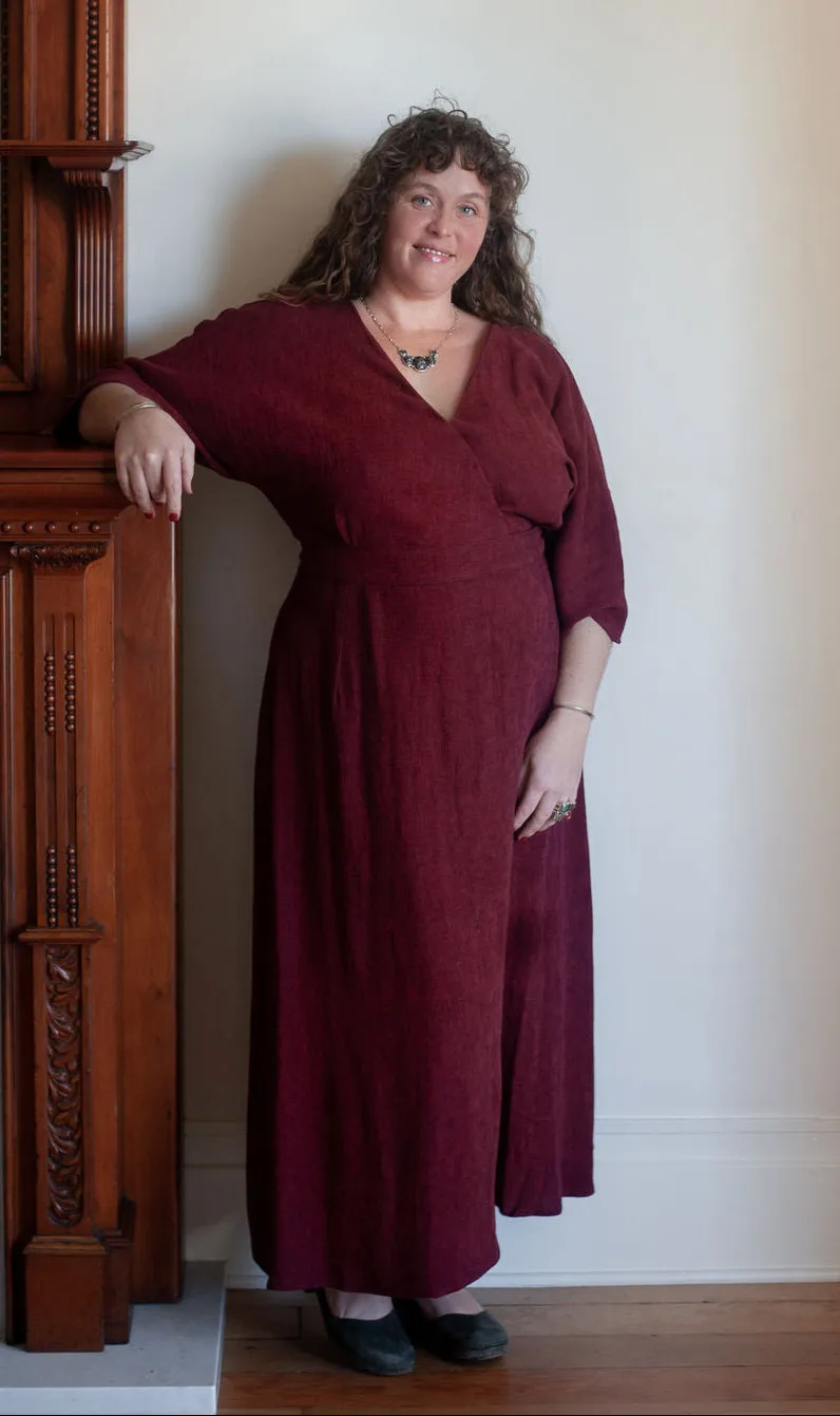 Diana Dress in Ruby Checker Midnight Mood