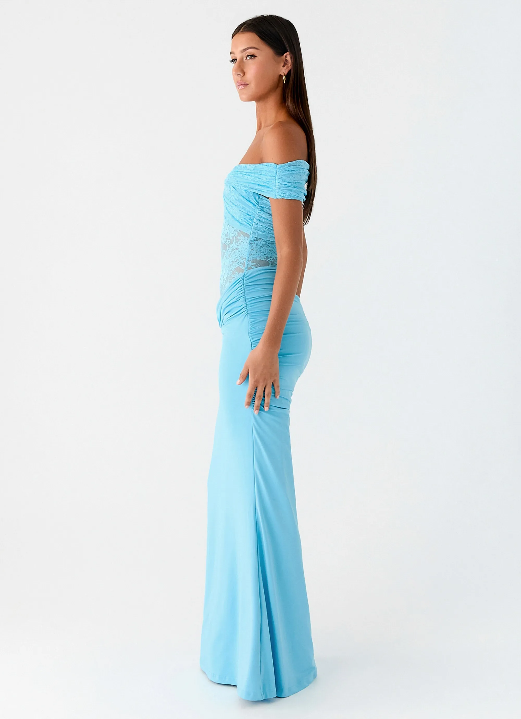 Either Way Maxi Dress - Turquoise Blue Nordic Calm