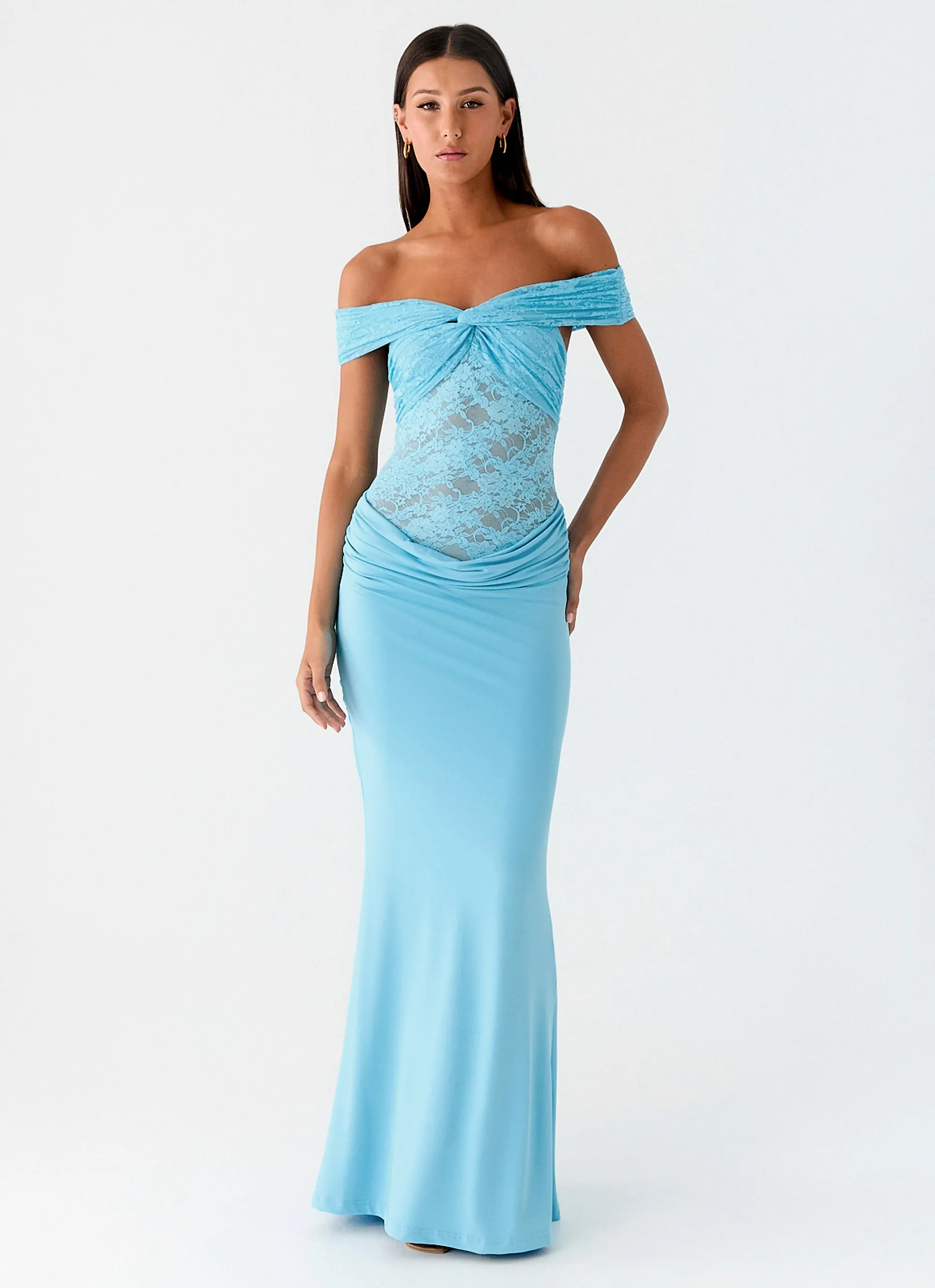 Fashionable appearance Either Way Maxi Dress - Turquoise Blue