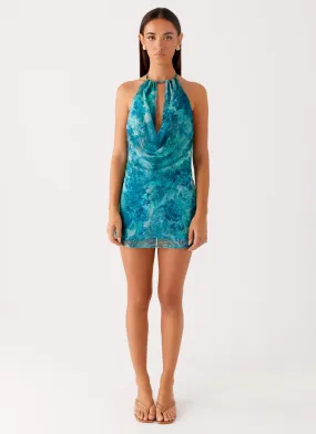 Must Have Ele Mini Dress - Teal