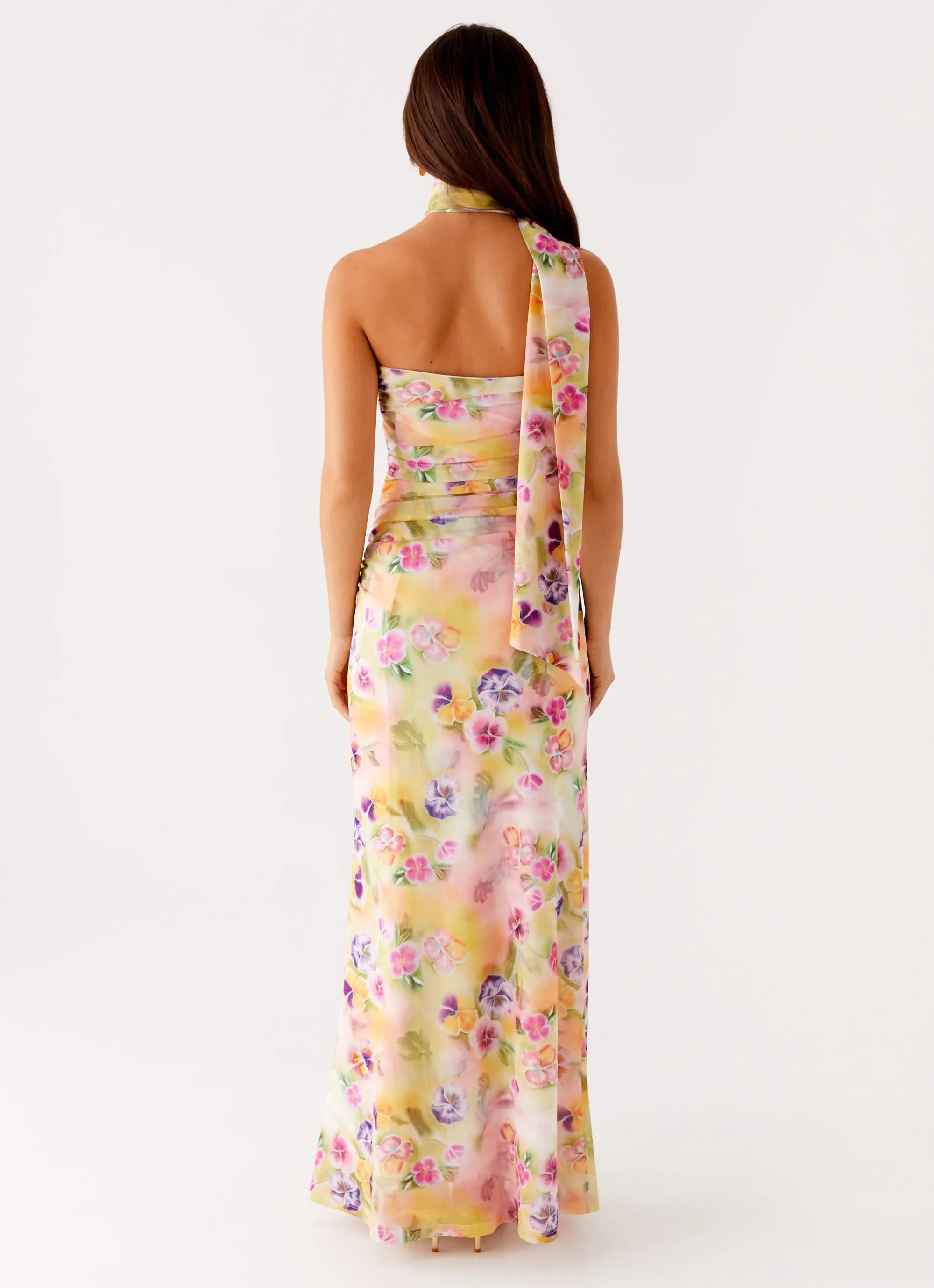 Trendy Style Street Look Songbird Maxi Dress - Sunburst Floral