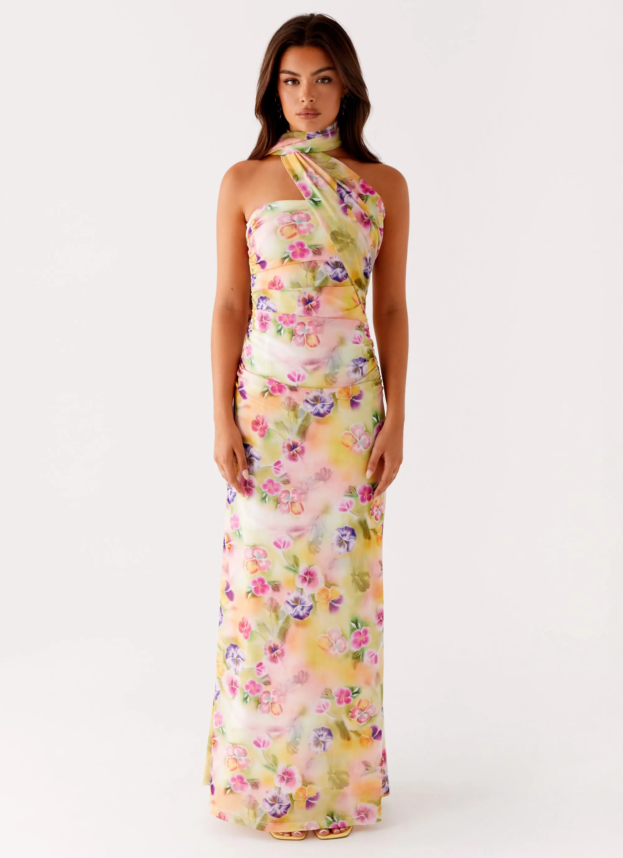 Balanced Shape Songbird Maxi Dress - Sunburst Floral