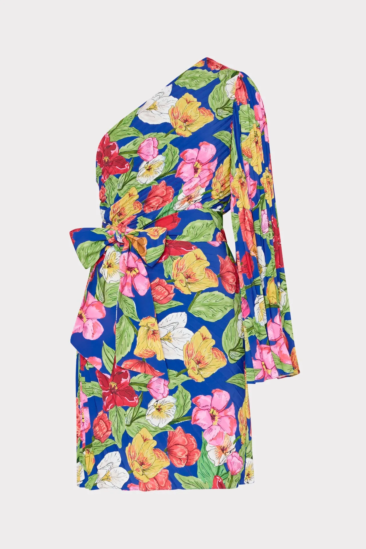 Linden Tulip Rosette Pleated Dress Cozy Layer