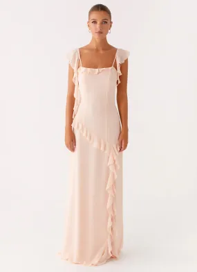 Summer Outfit Naya Maxi Dress - Peach