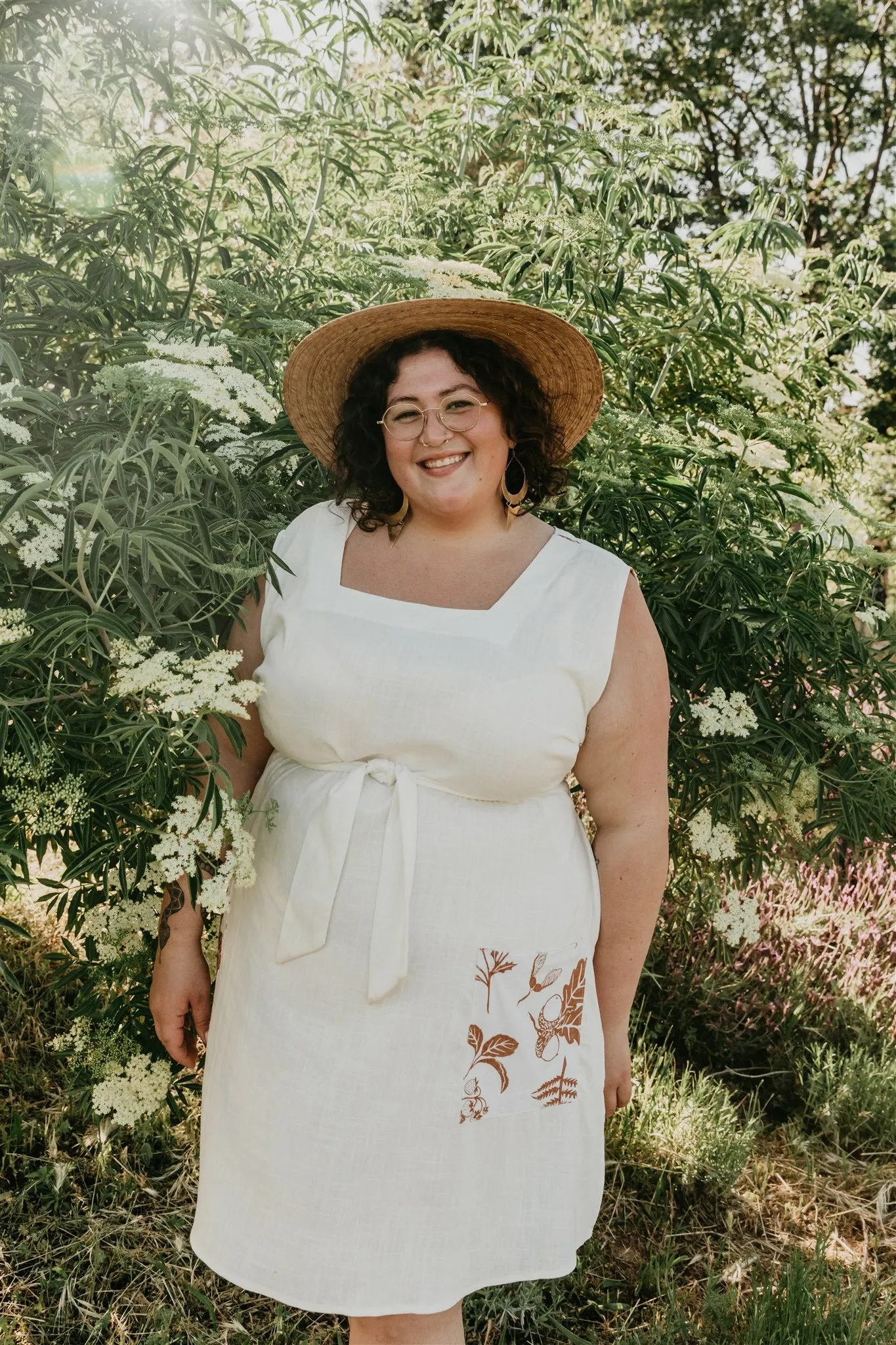 Lace Soft Izzy Dress in Wild Oat Woodland Wonder