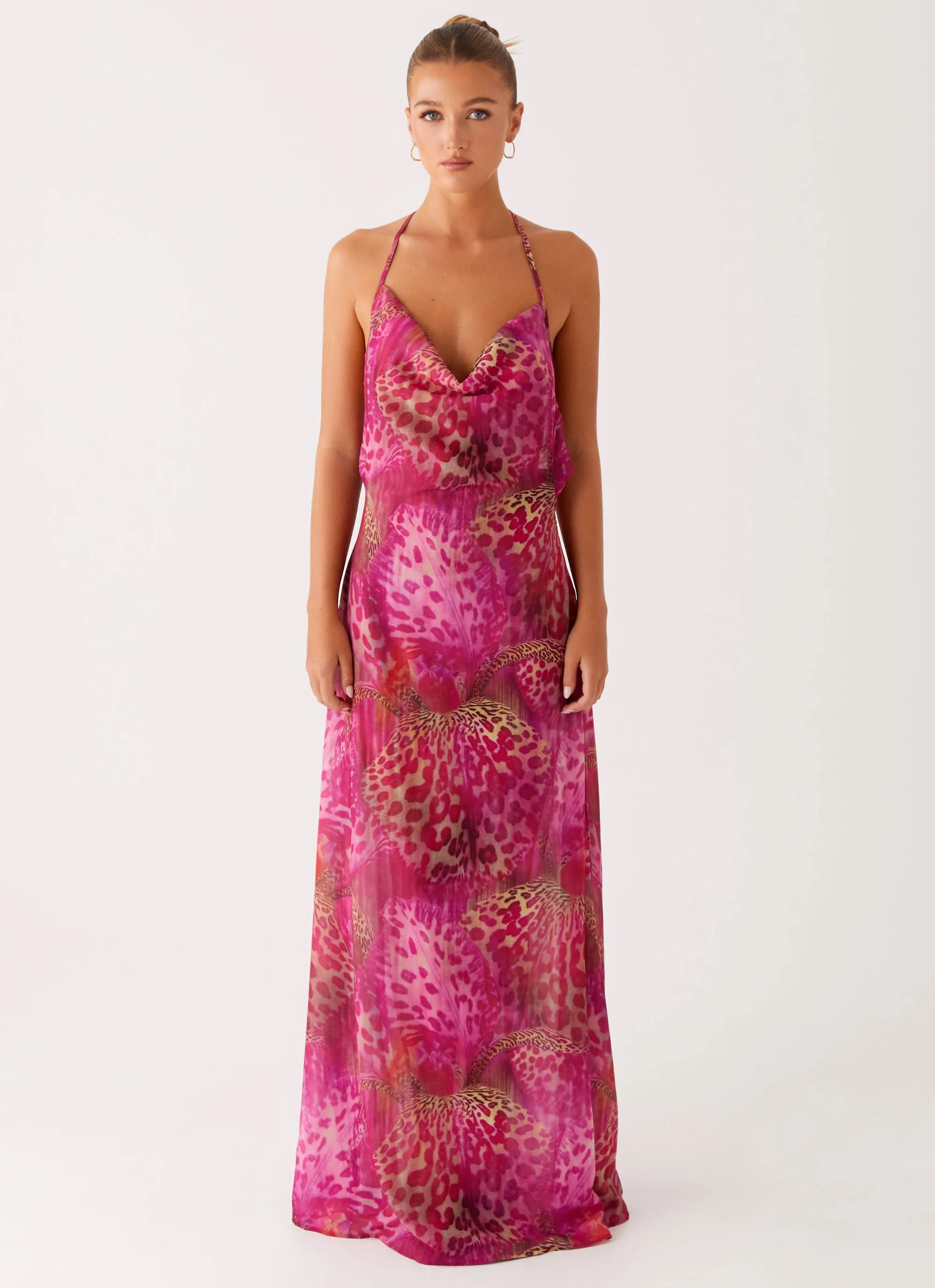 packable Event Safe Fantasy Maxi Dress - Lavender Lagoon