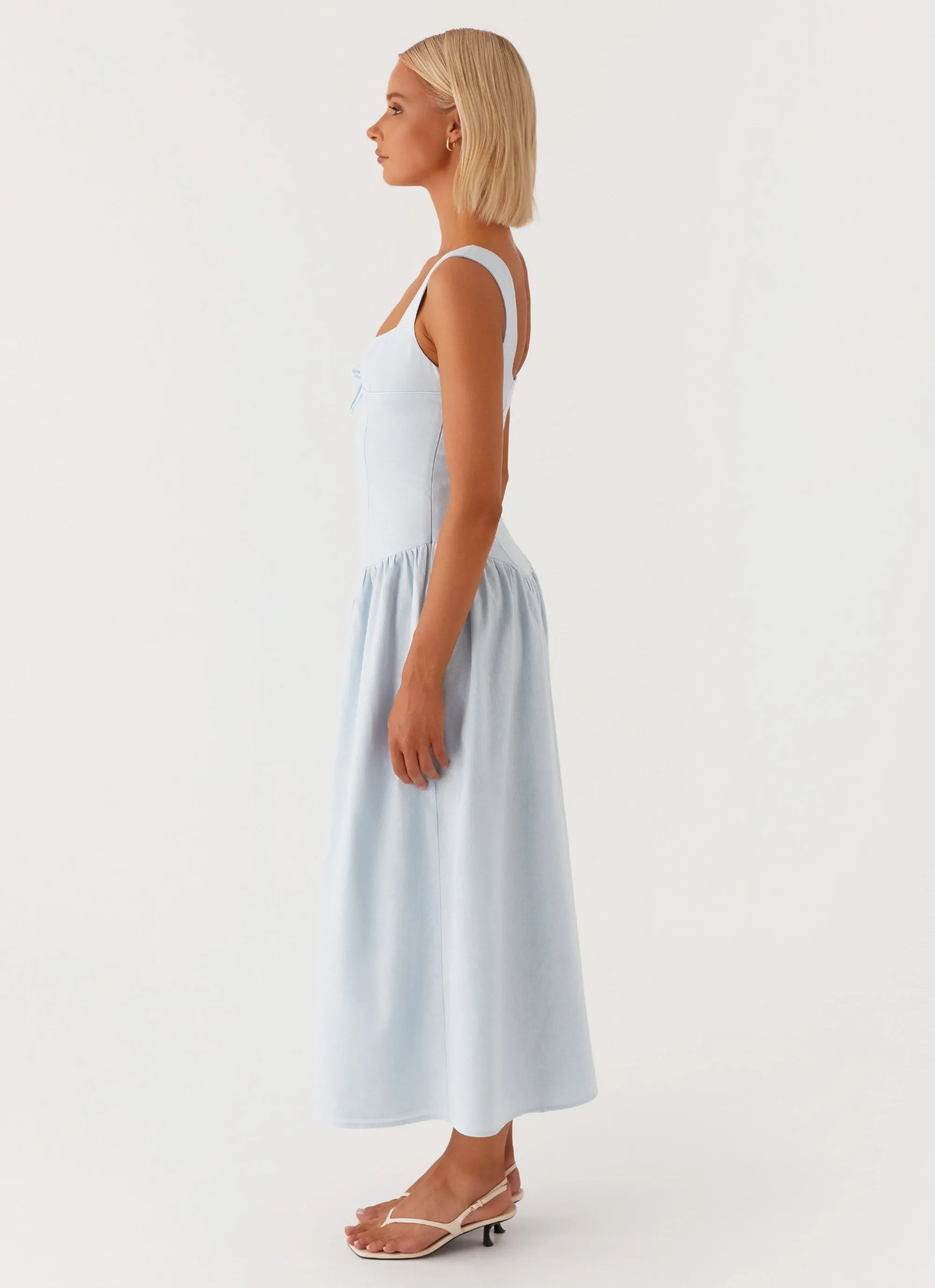 Suzie Midi Dress - Blue Easy Match