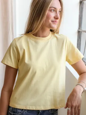 Elliot Tee- Butter Yellow Airflow Ventilation Zones PlushLining