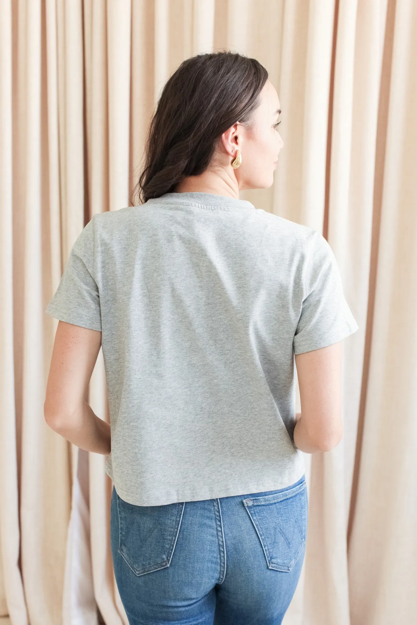 Elliot Tee - Grey Antibacterial Fabric