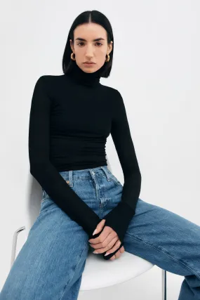 Eloise Turtleneck ReinforcedShoulders DoubleLayeredCollar