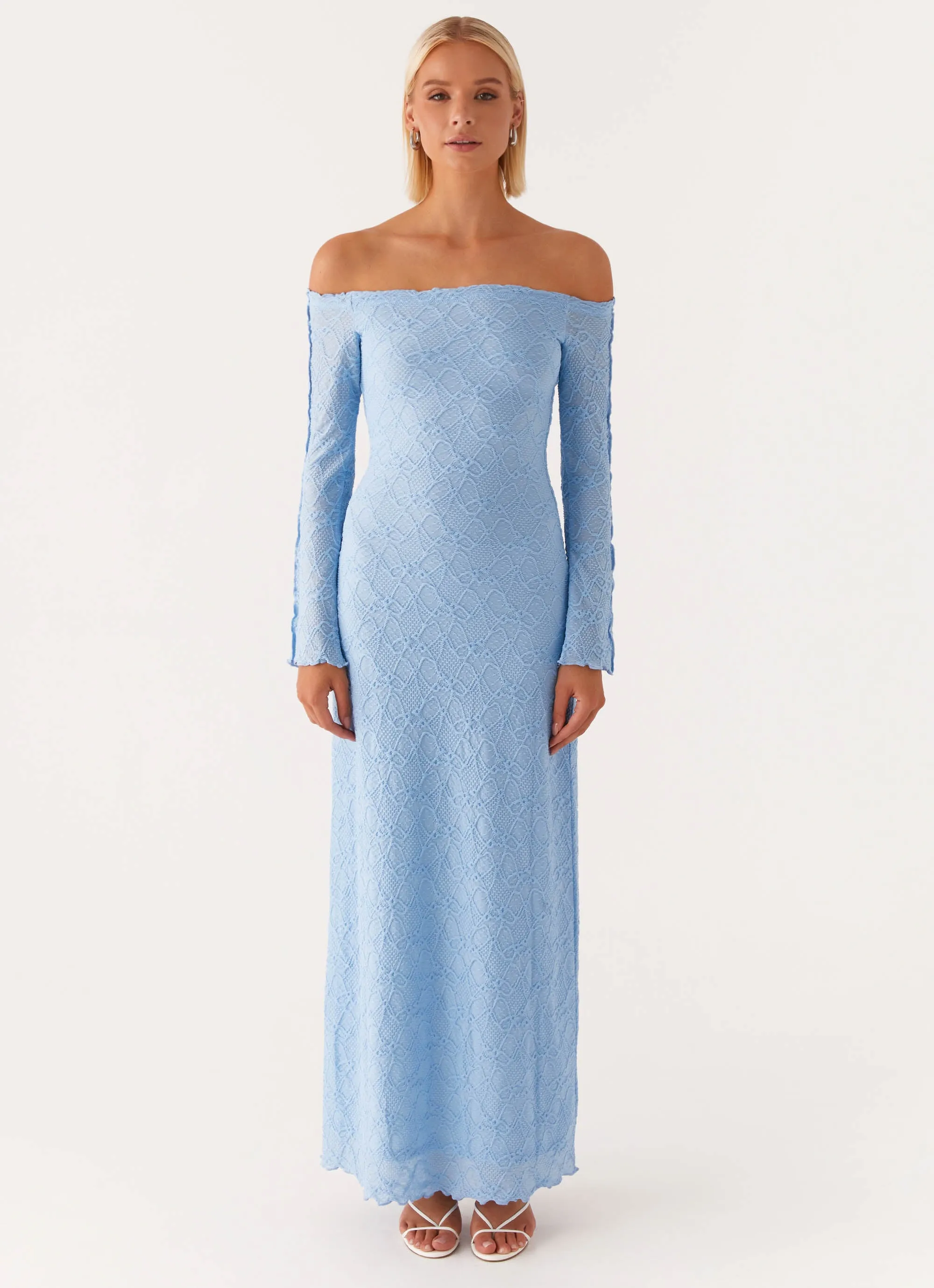 Elouera Maxi Dress - Baby Blue Dreamy Look