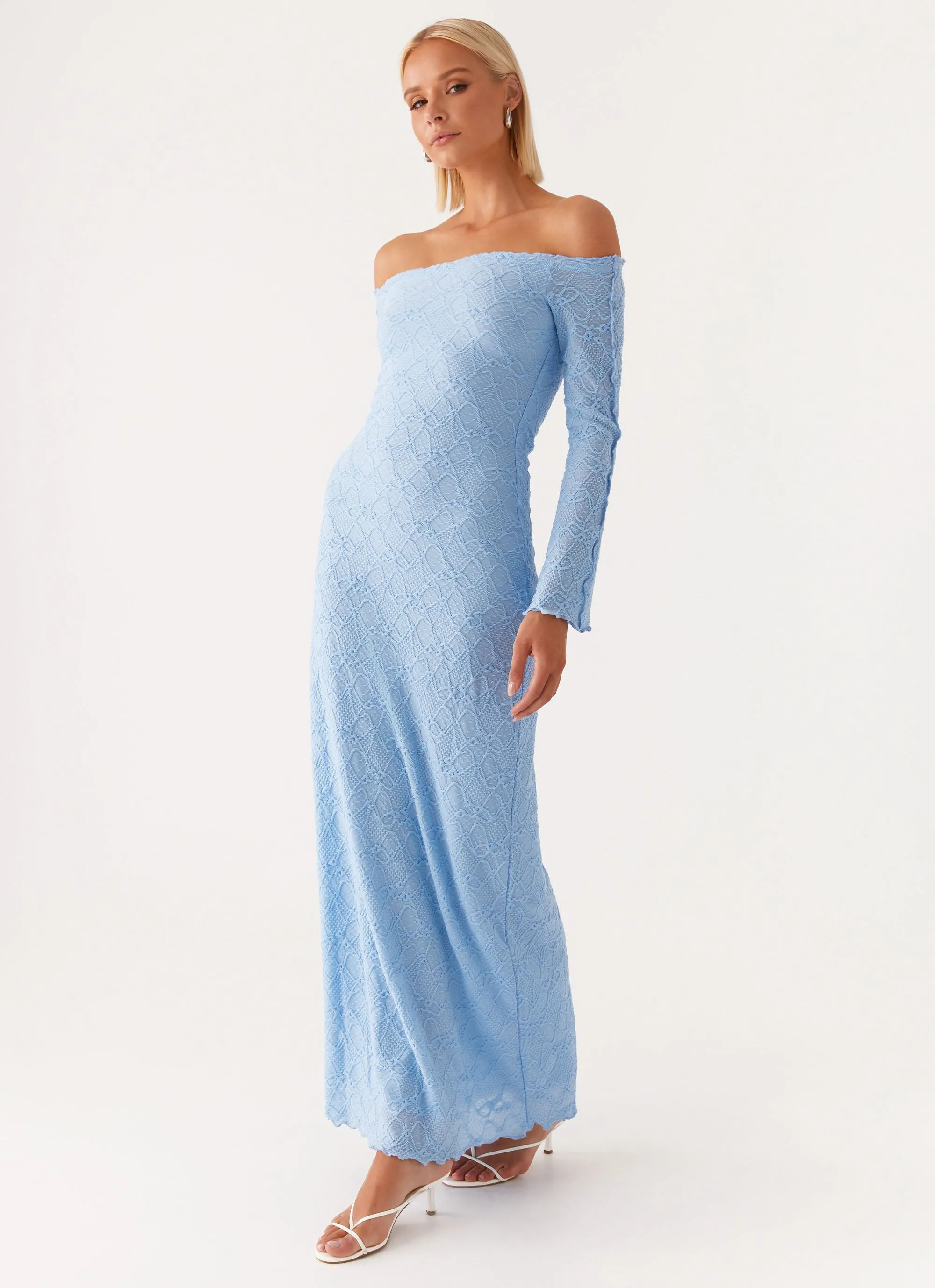 Gentle Flow Light Rhythm Elouera Maxi Dress - Baby Blue