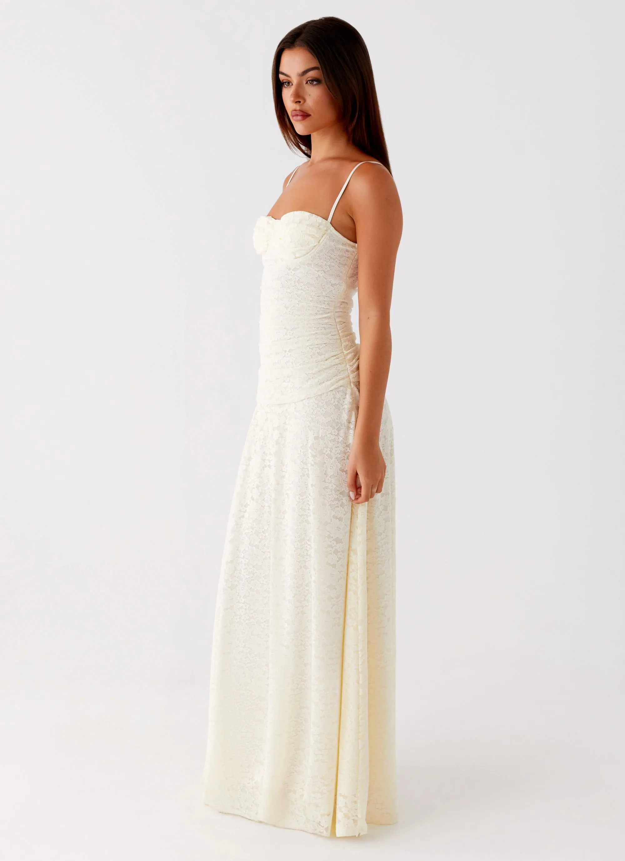 Basic Fashion Elsa Maxi Dress - Ivory