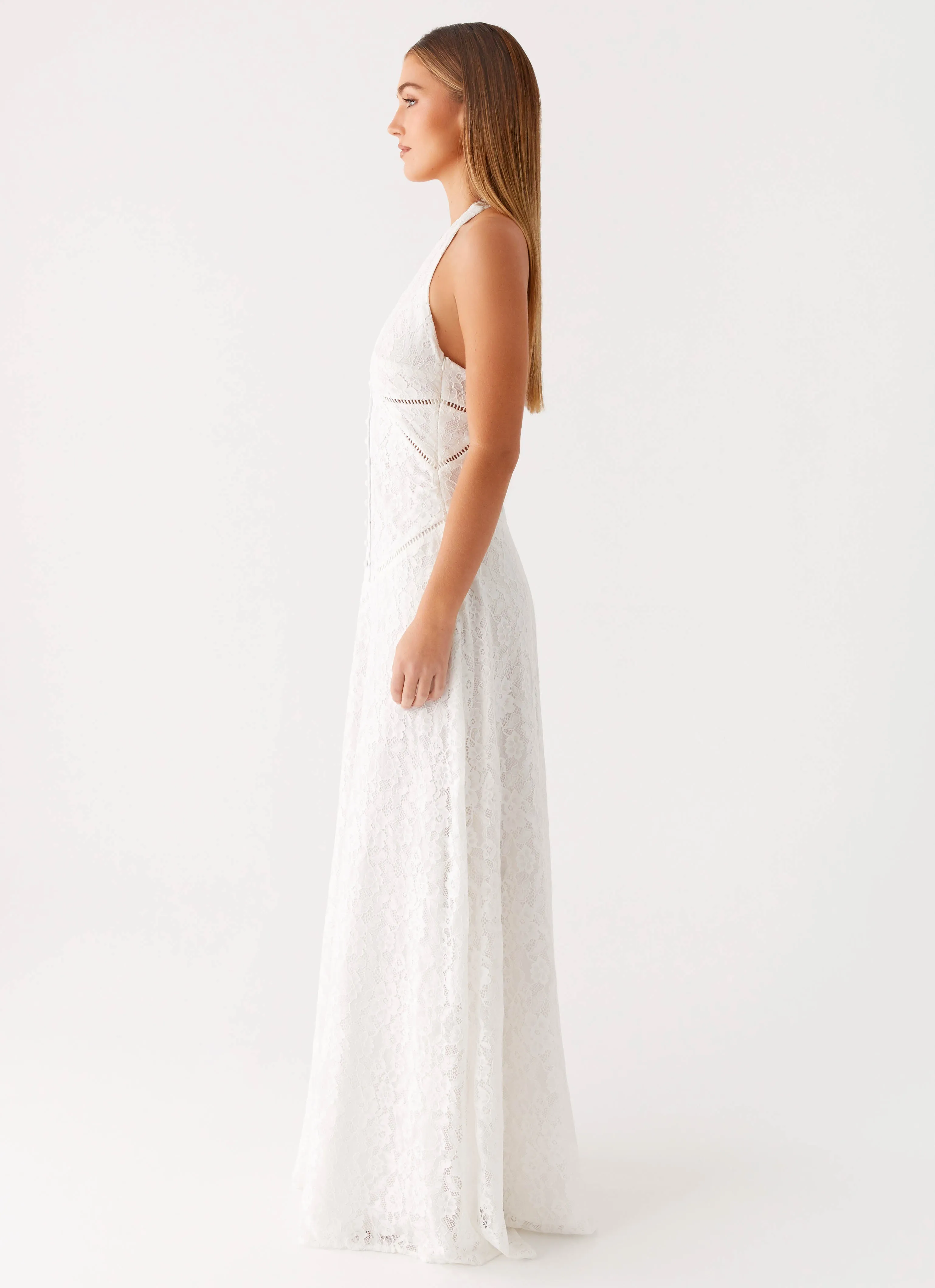 Body Fit Ember Valley Maxi Dress - Ivory
