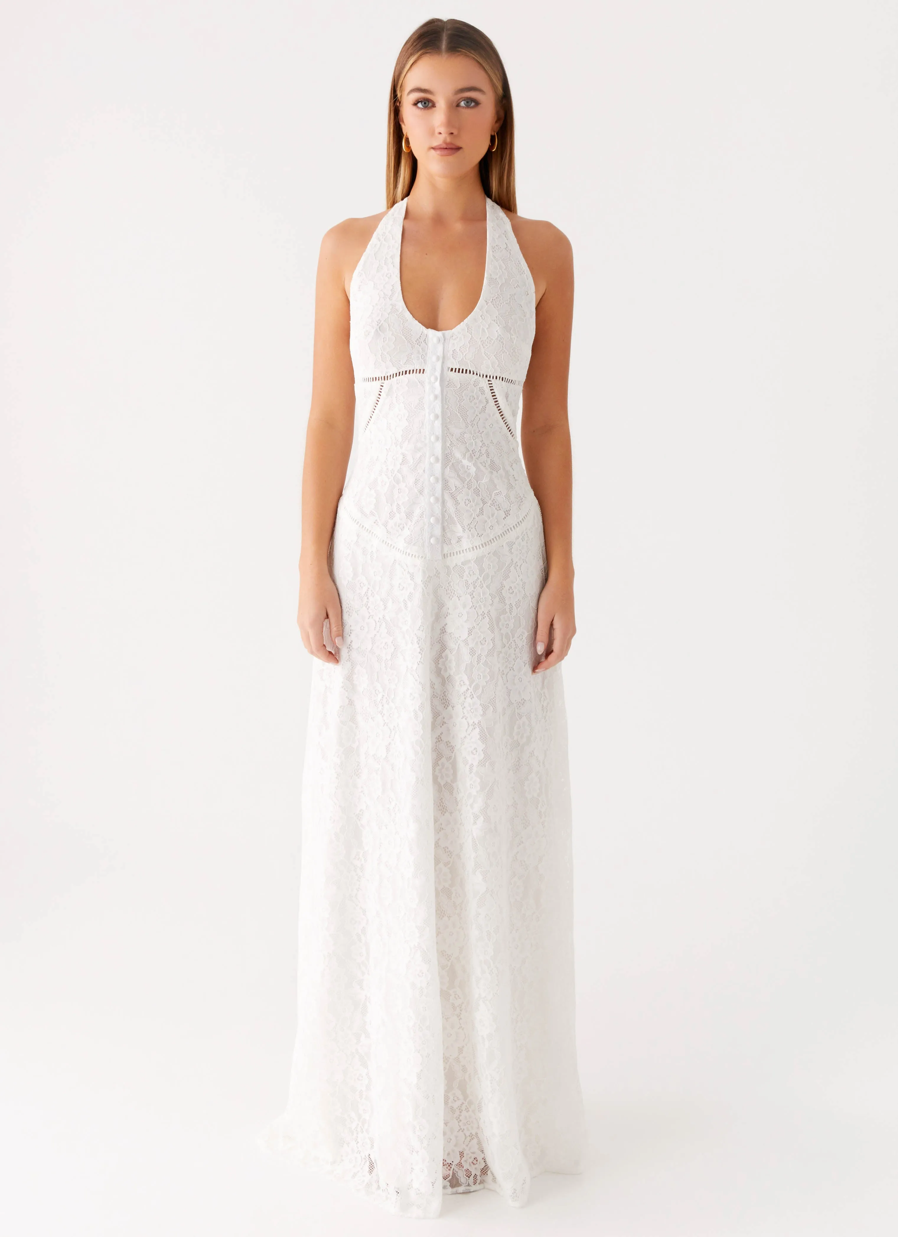 Ember Valley Maxi Dress - Ivory Layering-Piece