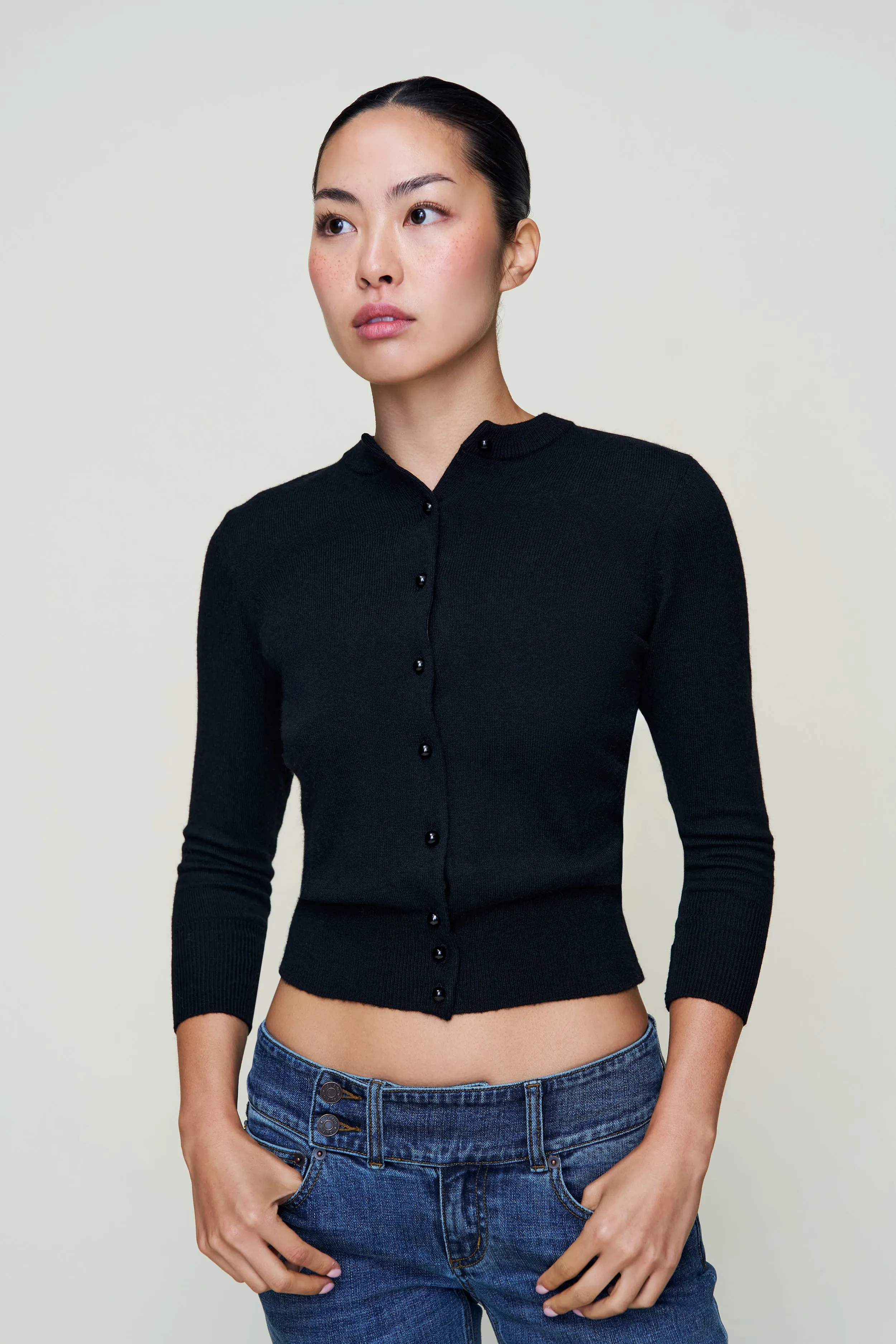 Just Right Antibacterial Treatment Emelie Wool Cardigan