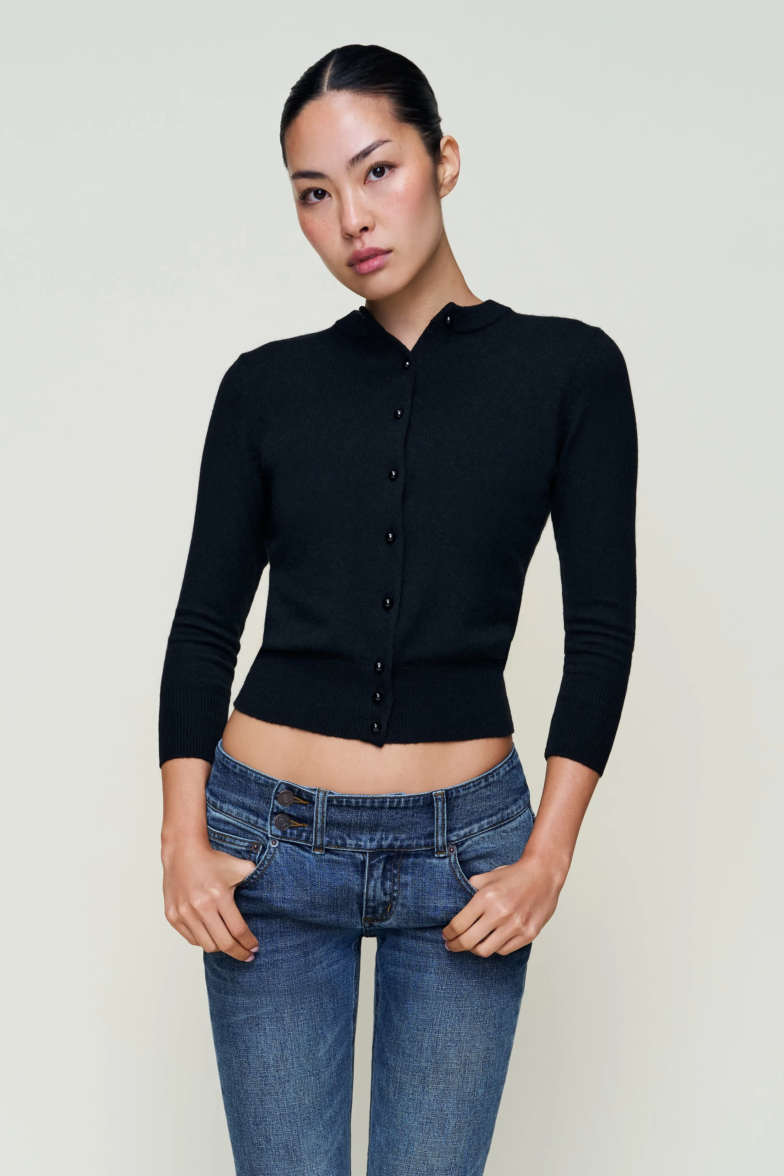 Emelie Wool Cardigan HandLinked Seams