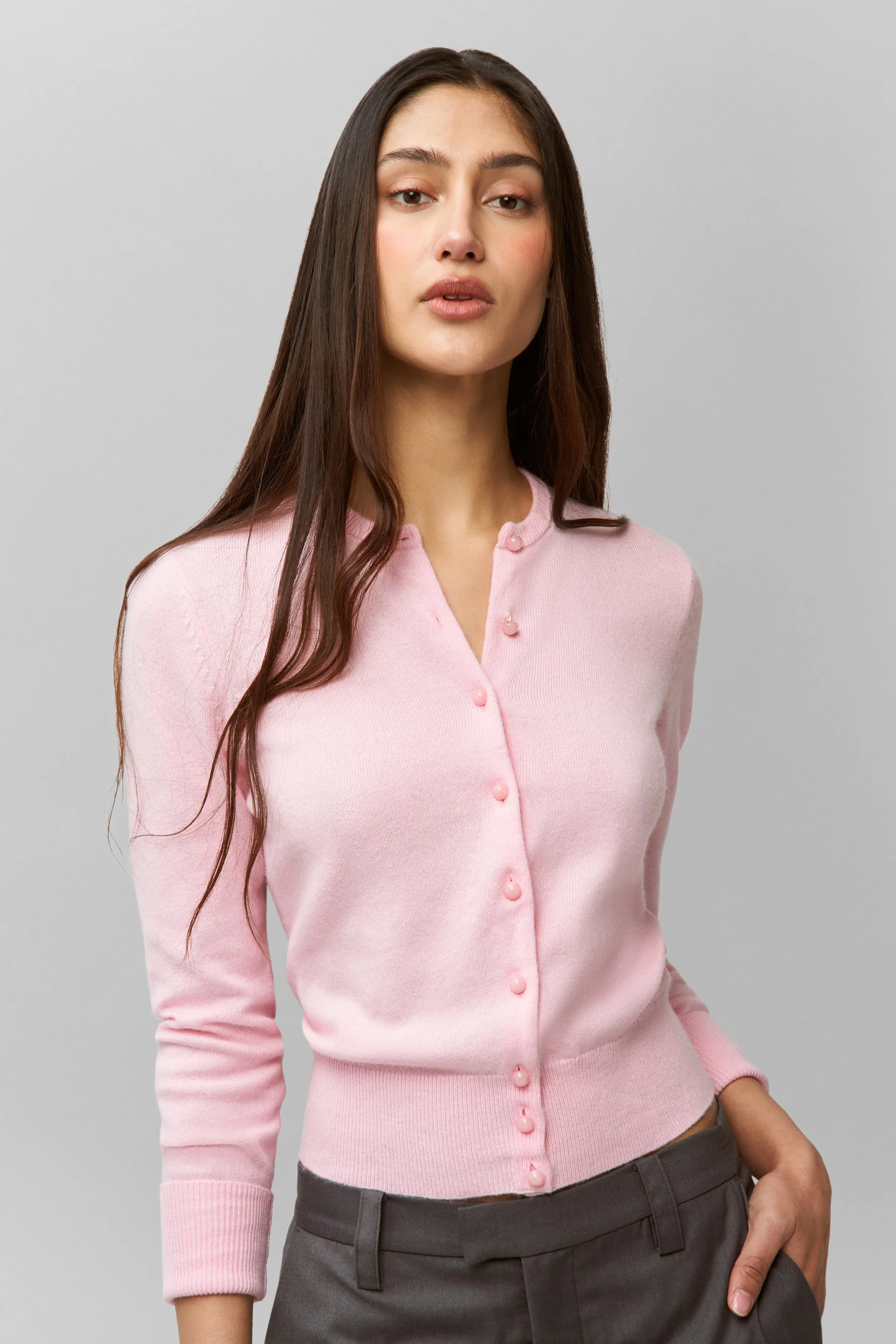 Multi Layer Weaving Emelie Wool Cardigan