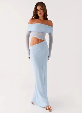 Self Power Emery Maxi Dress - Blue