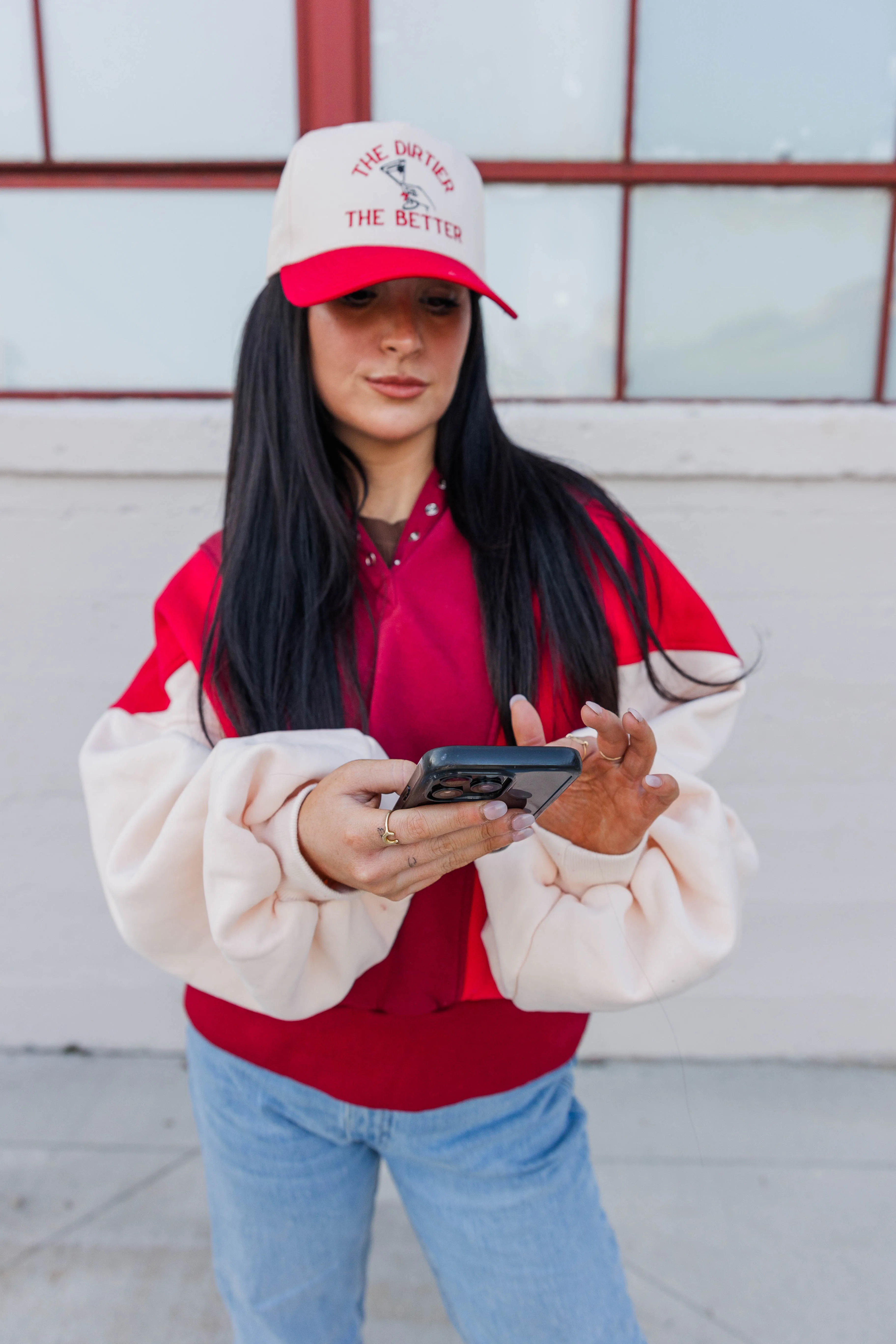 Emma Colorblock Sweatshirt WaterRepellent Finish