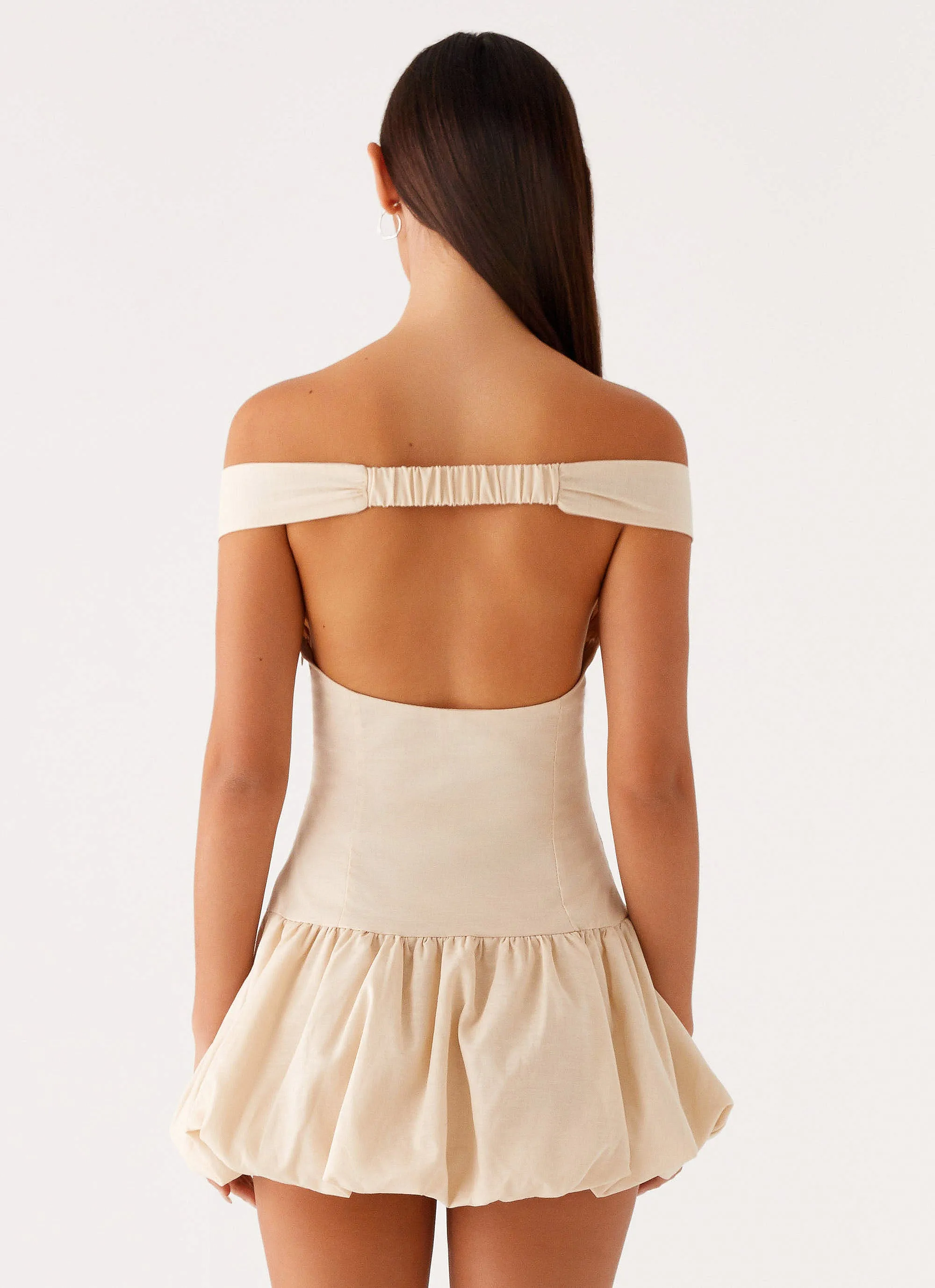 Endless Romance Off Shoulder Mini Dress - Butter Mood Look