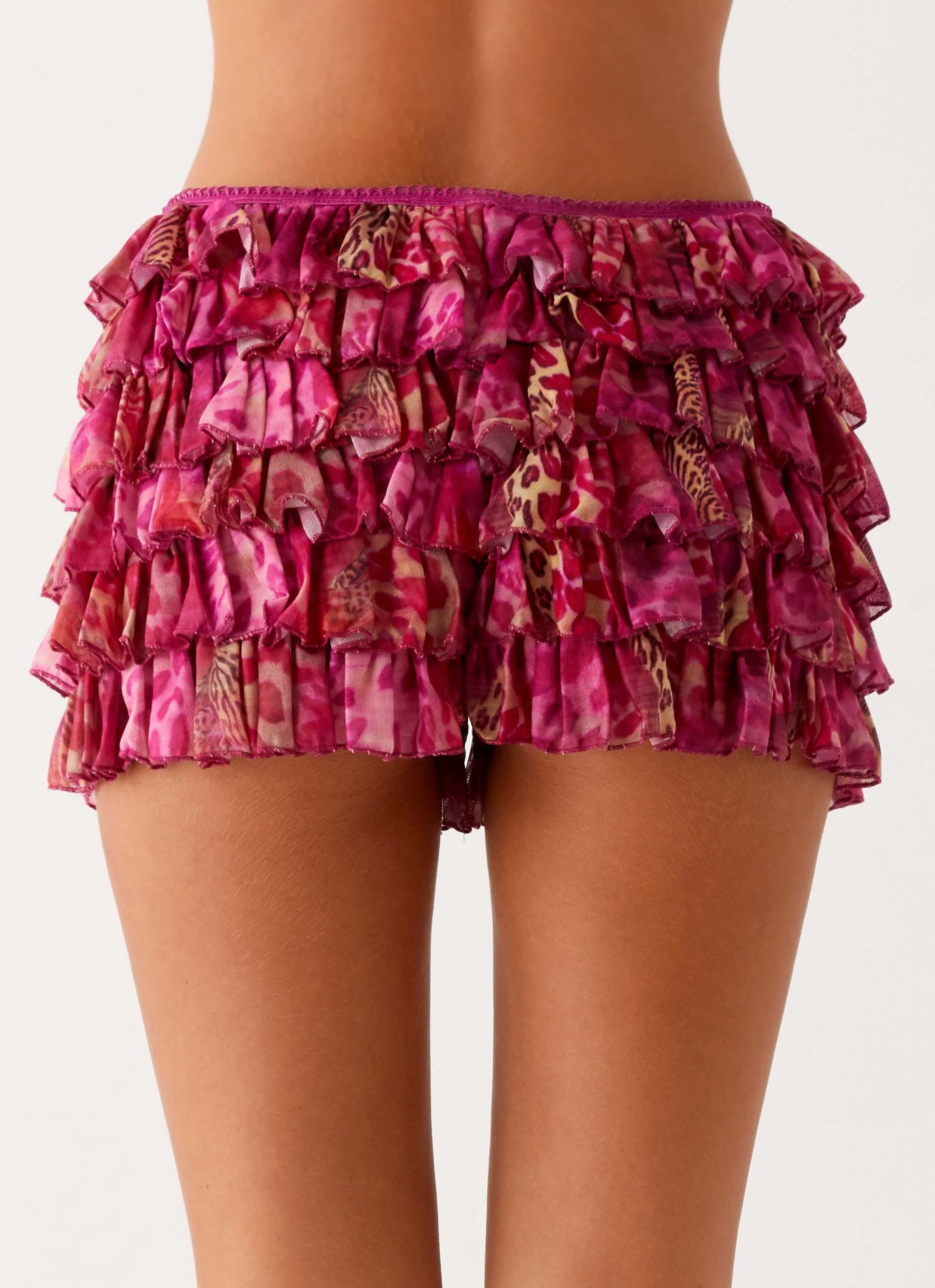 Modern Appeal Entertain Me Bloomer Shorts - Lavender Lagoon