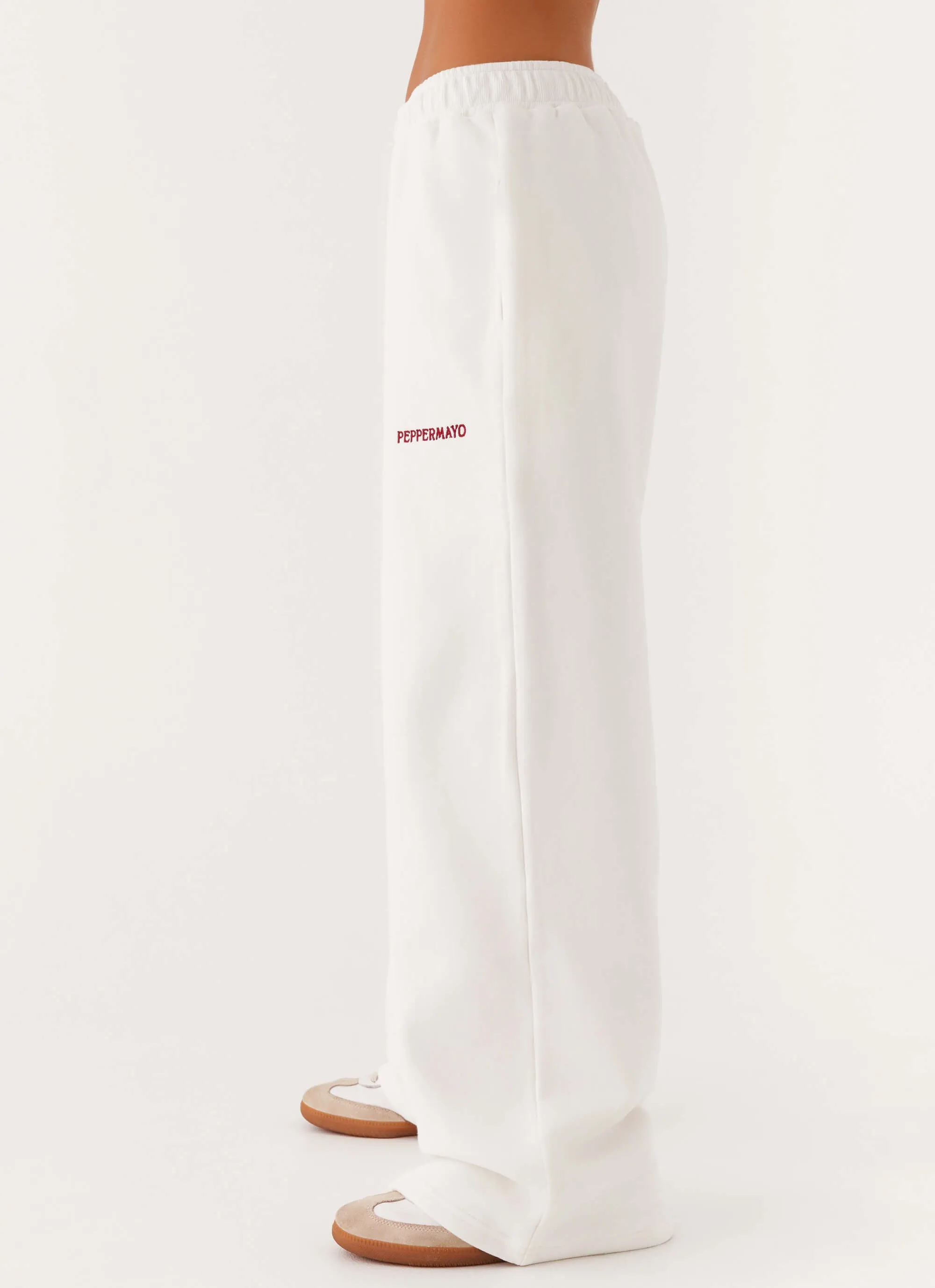 Signature Sweatpants - Ivory Water resistant coating