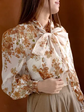 Estelle Floral Blouse Thermal Regulation Technology