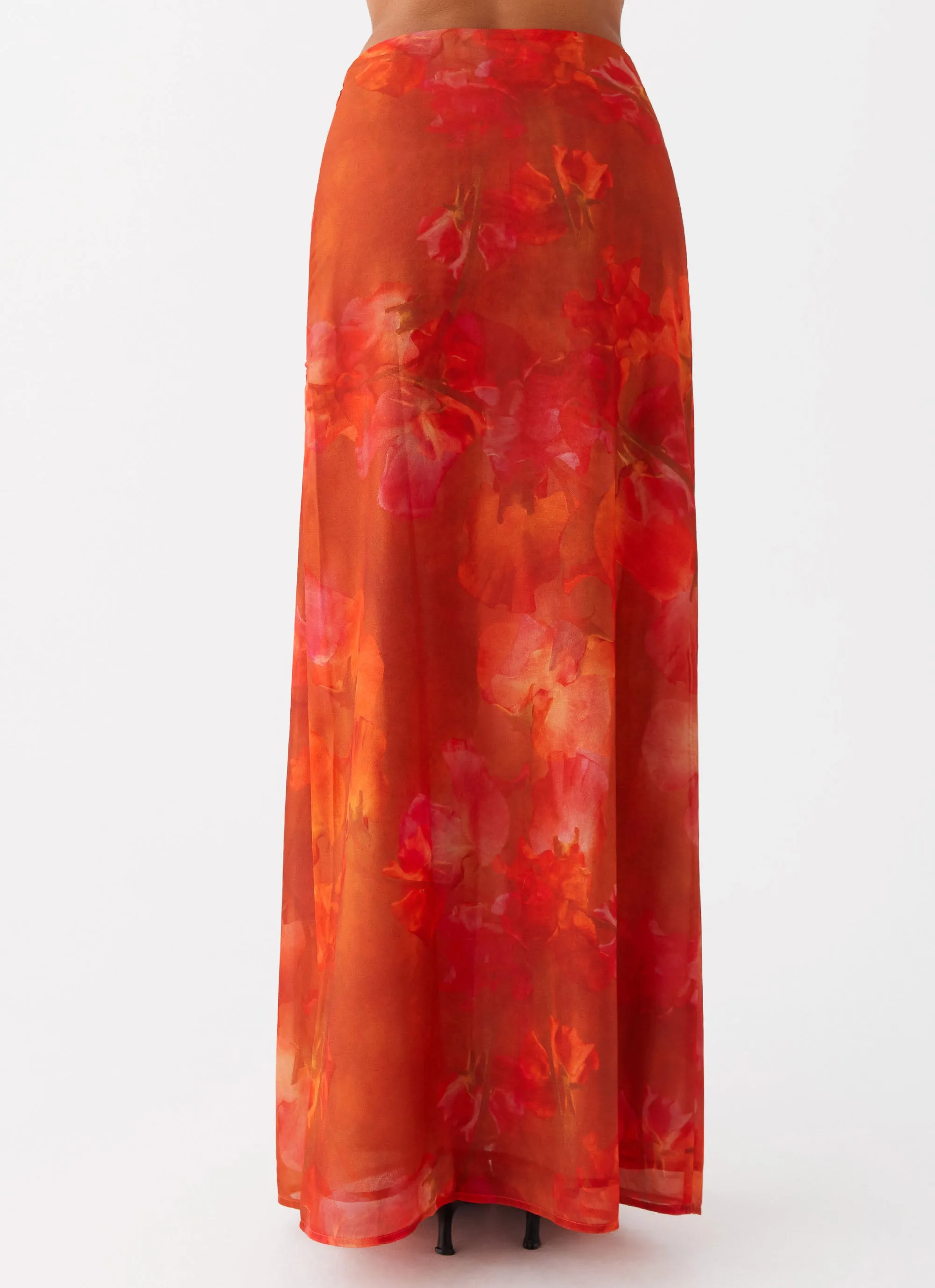 Fresh Look Travel Style Roame Maxi Skirt - Amber