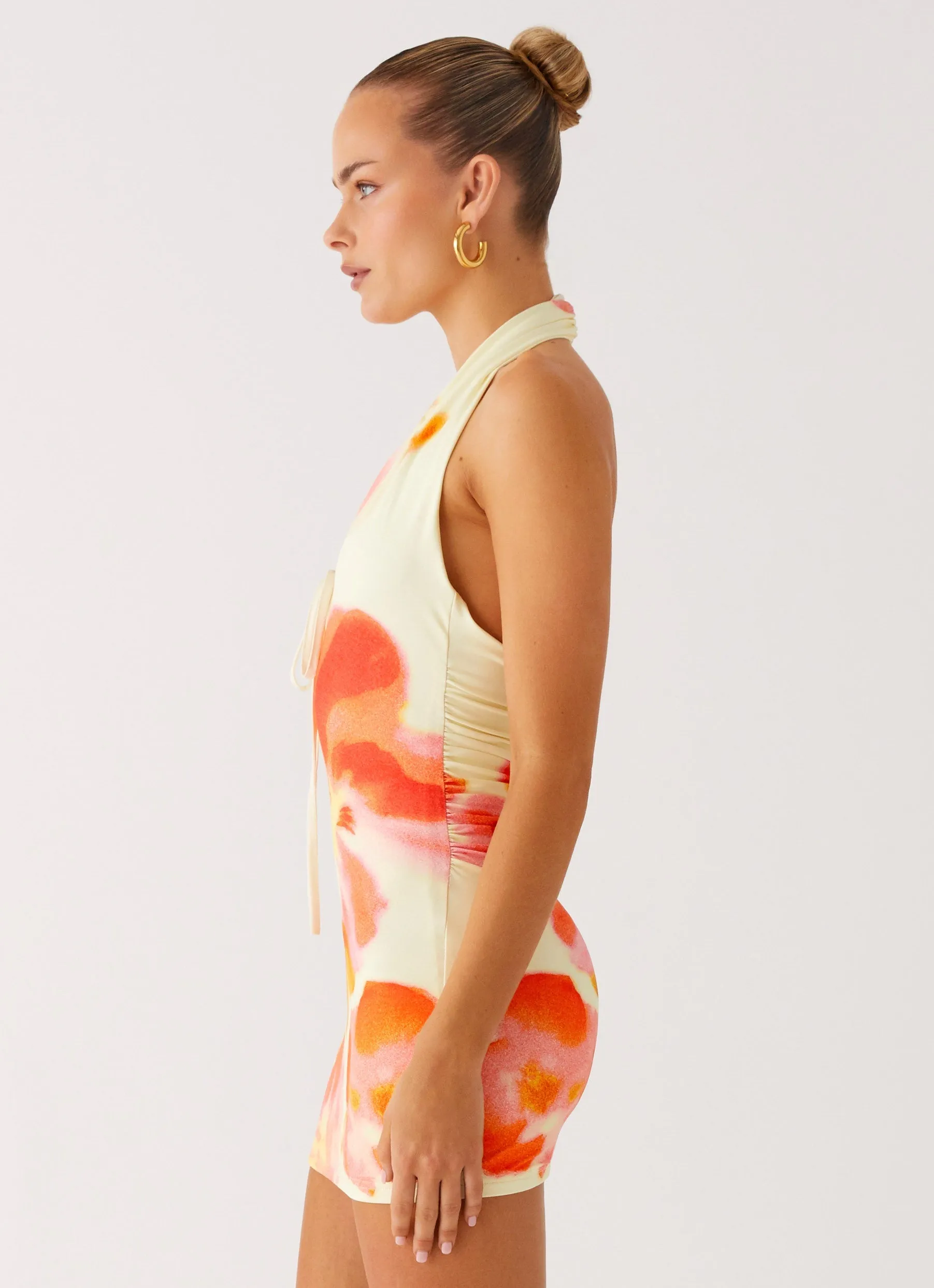 Classic Flow Magic Day Know You Better Mini Dress - Mimosa Blossom