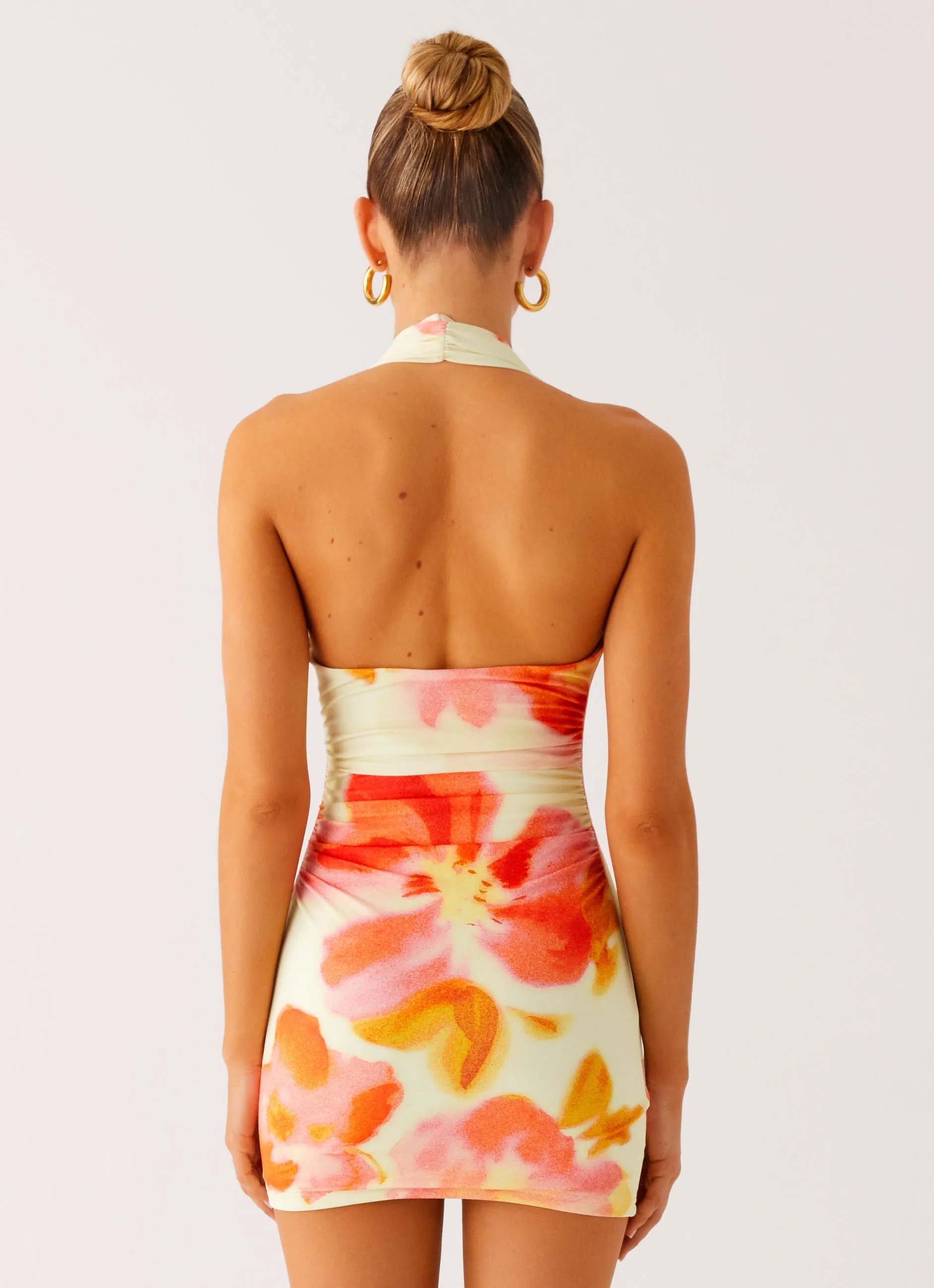 relaxed shape Tailored Comfort Know You Better Mini Dress - Mimosa Blossom