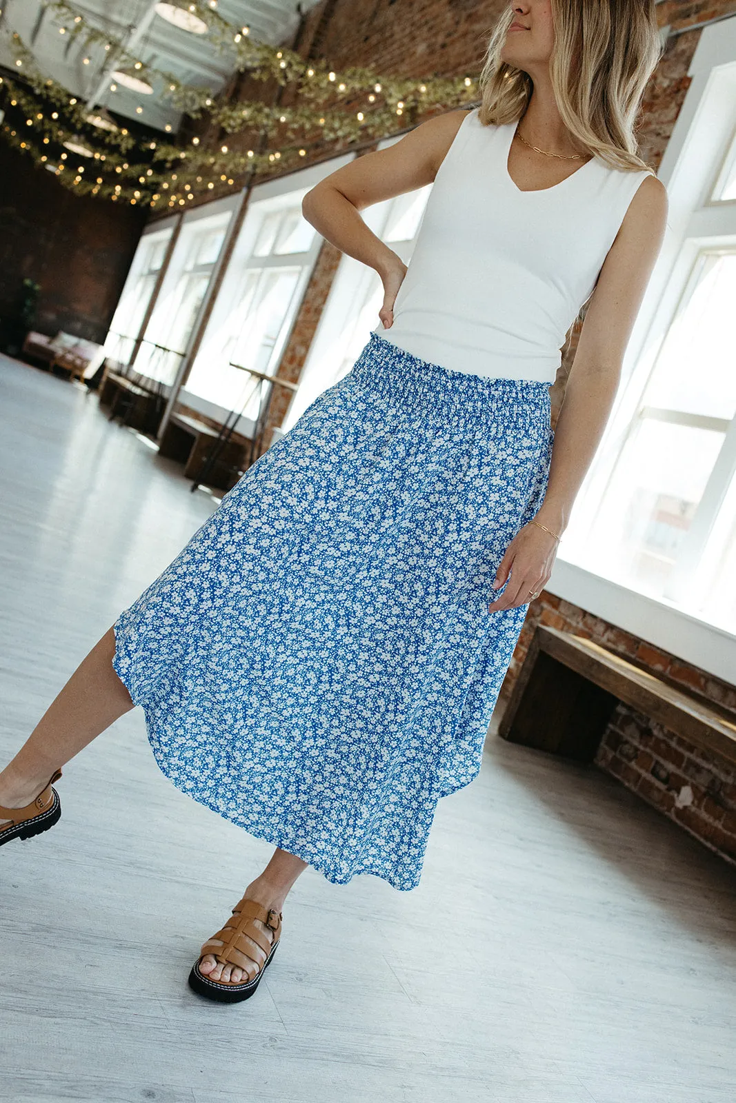 Ever After Skirt Midi length Flow Look