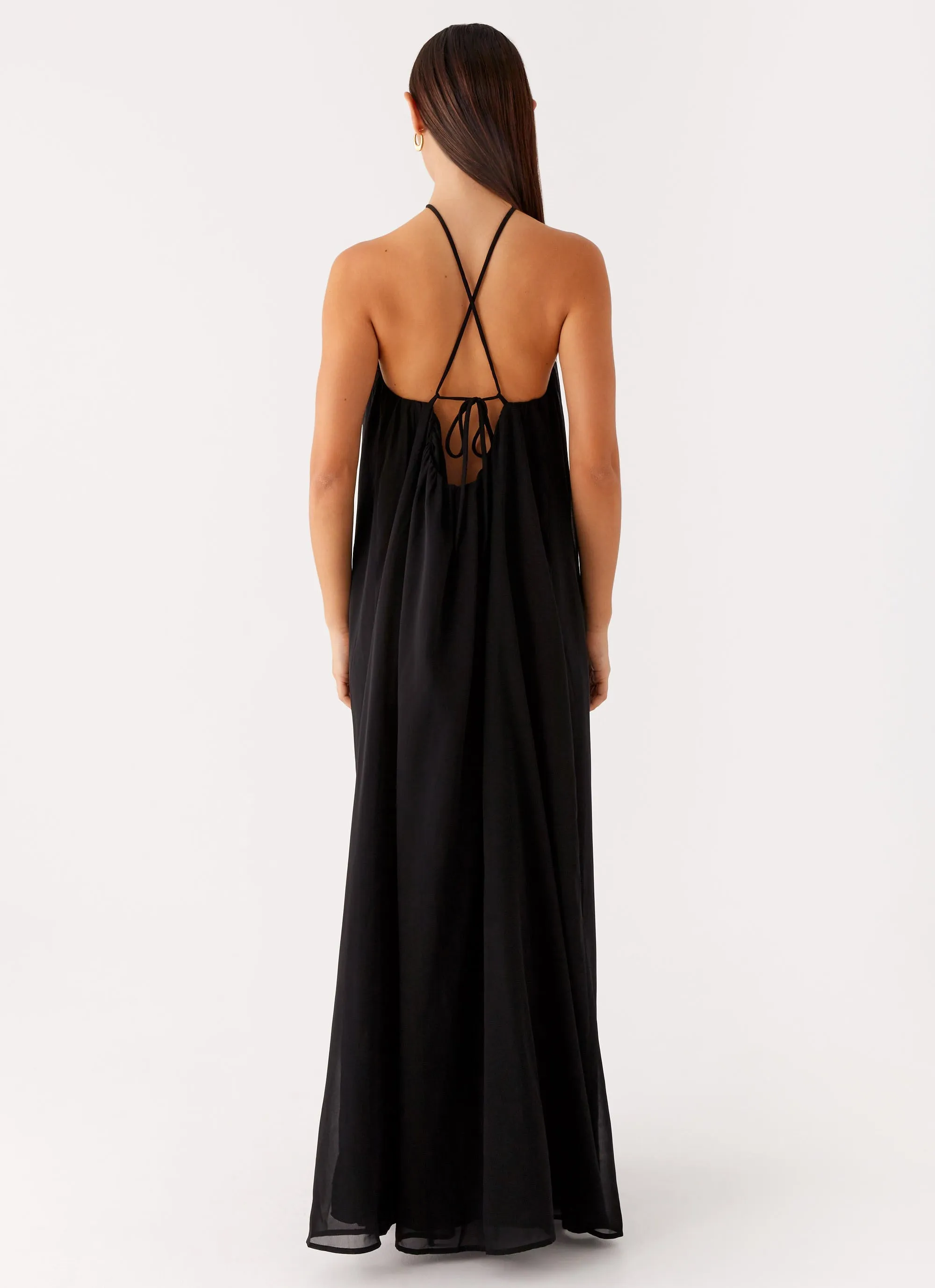 Cocktail-Party Saba Maxi Dress - Black