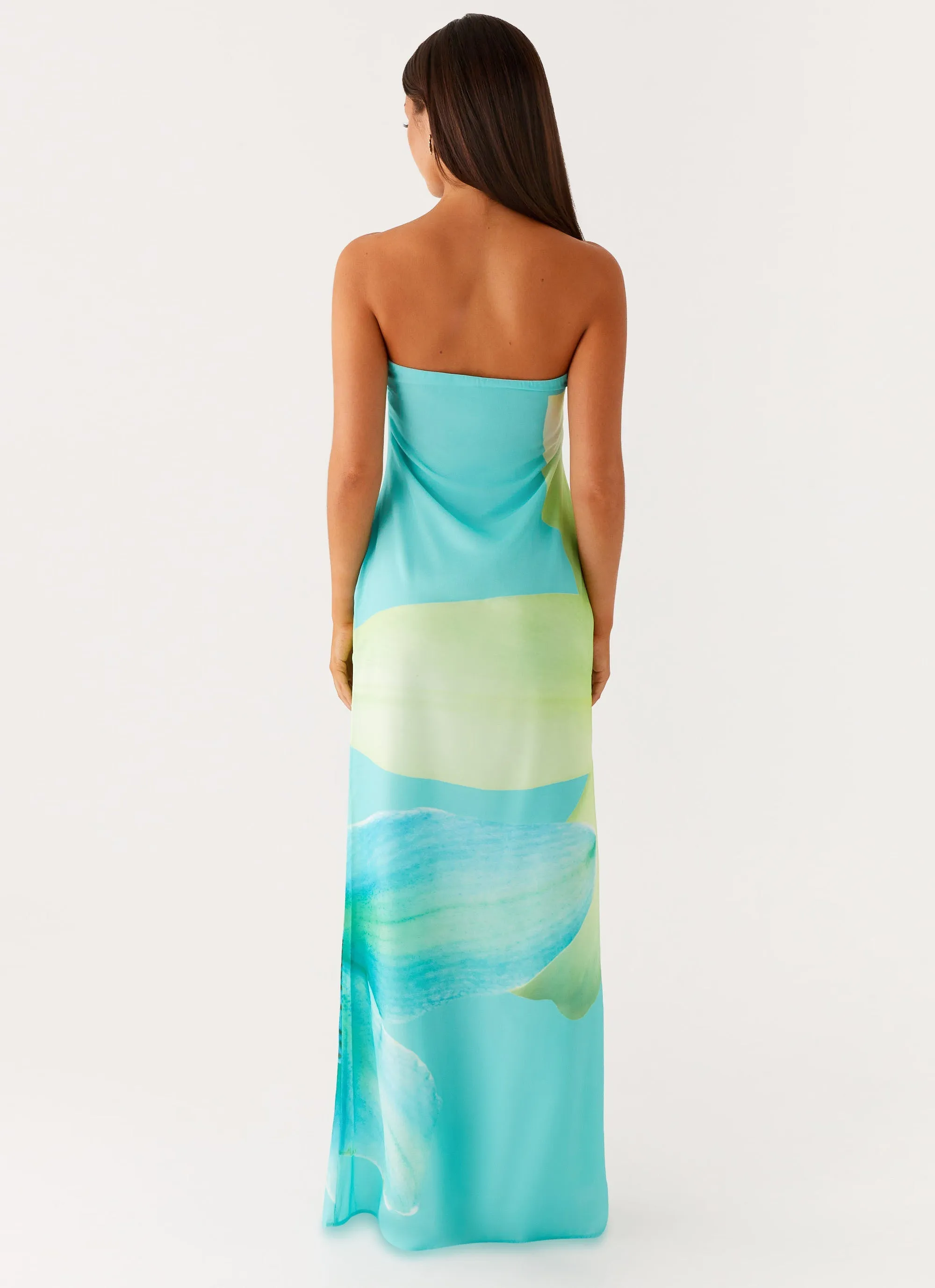 All Occasion Darcy Maxi Dress - Turquoise Floral