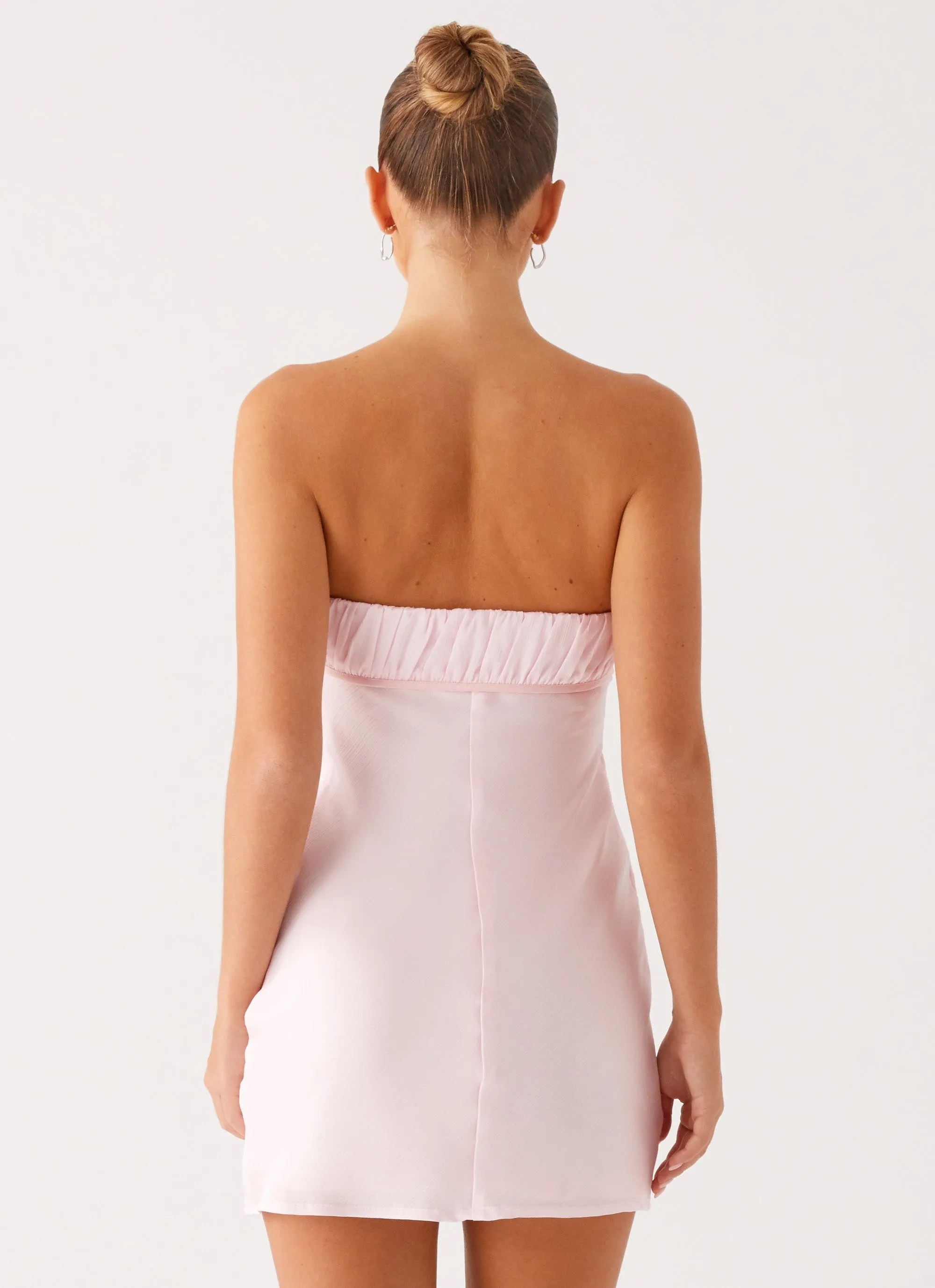 Evity Mini Dress - Pink Evening Wear