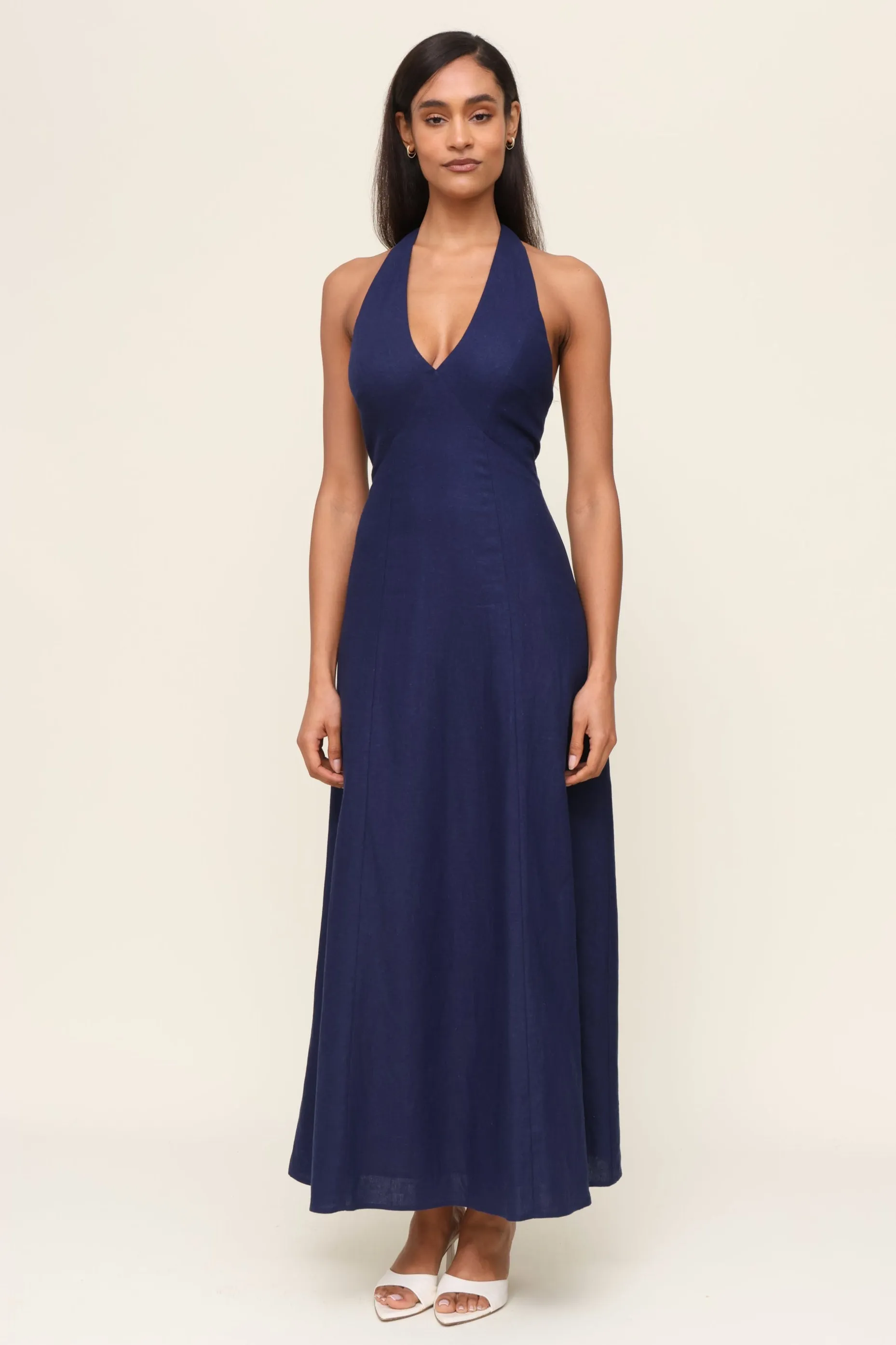 Feminine Details The Simone Halter Dress