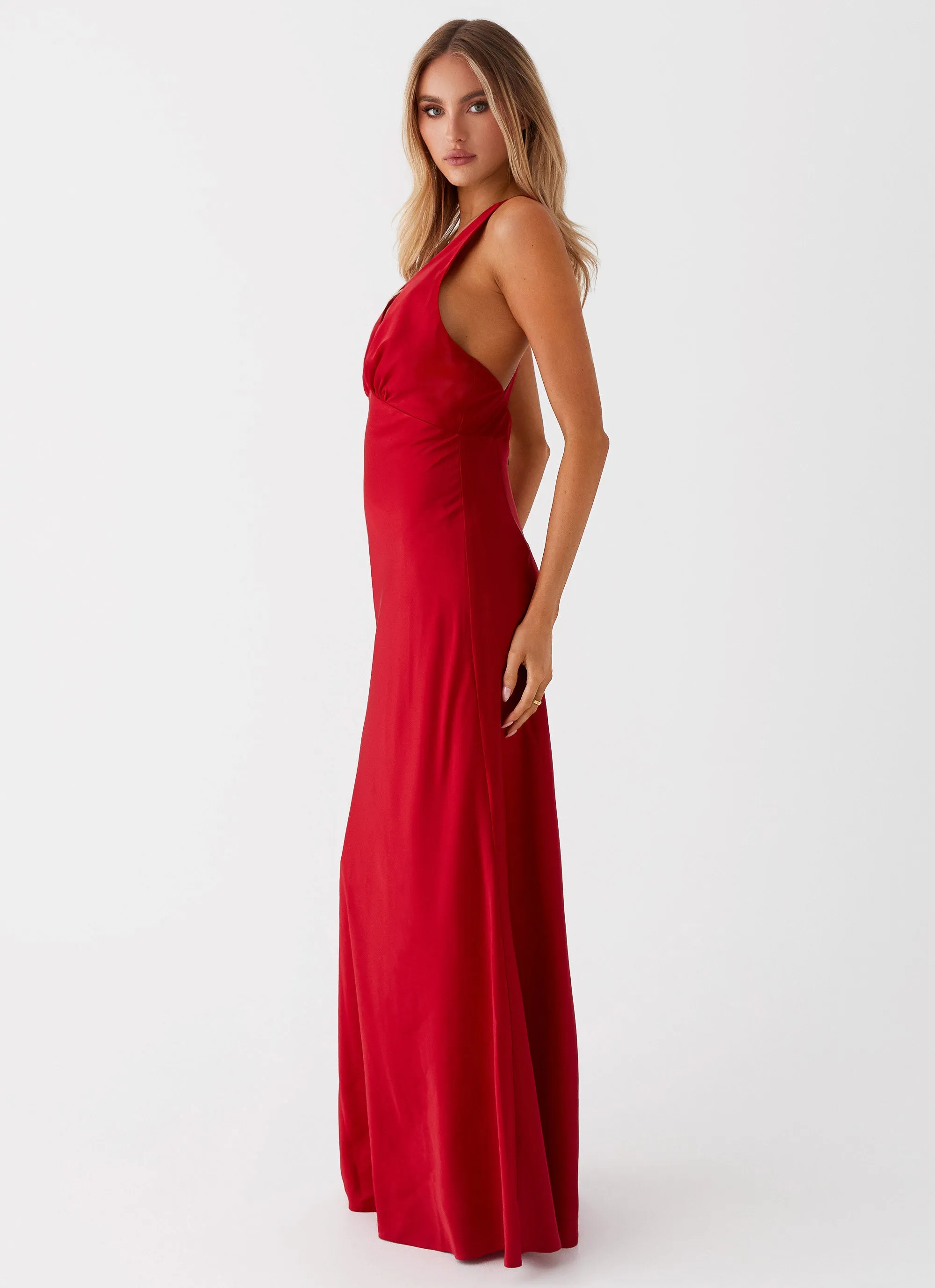 Slyvia Maxi Dress - Red Versatile sundress
