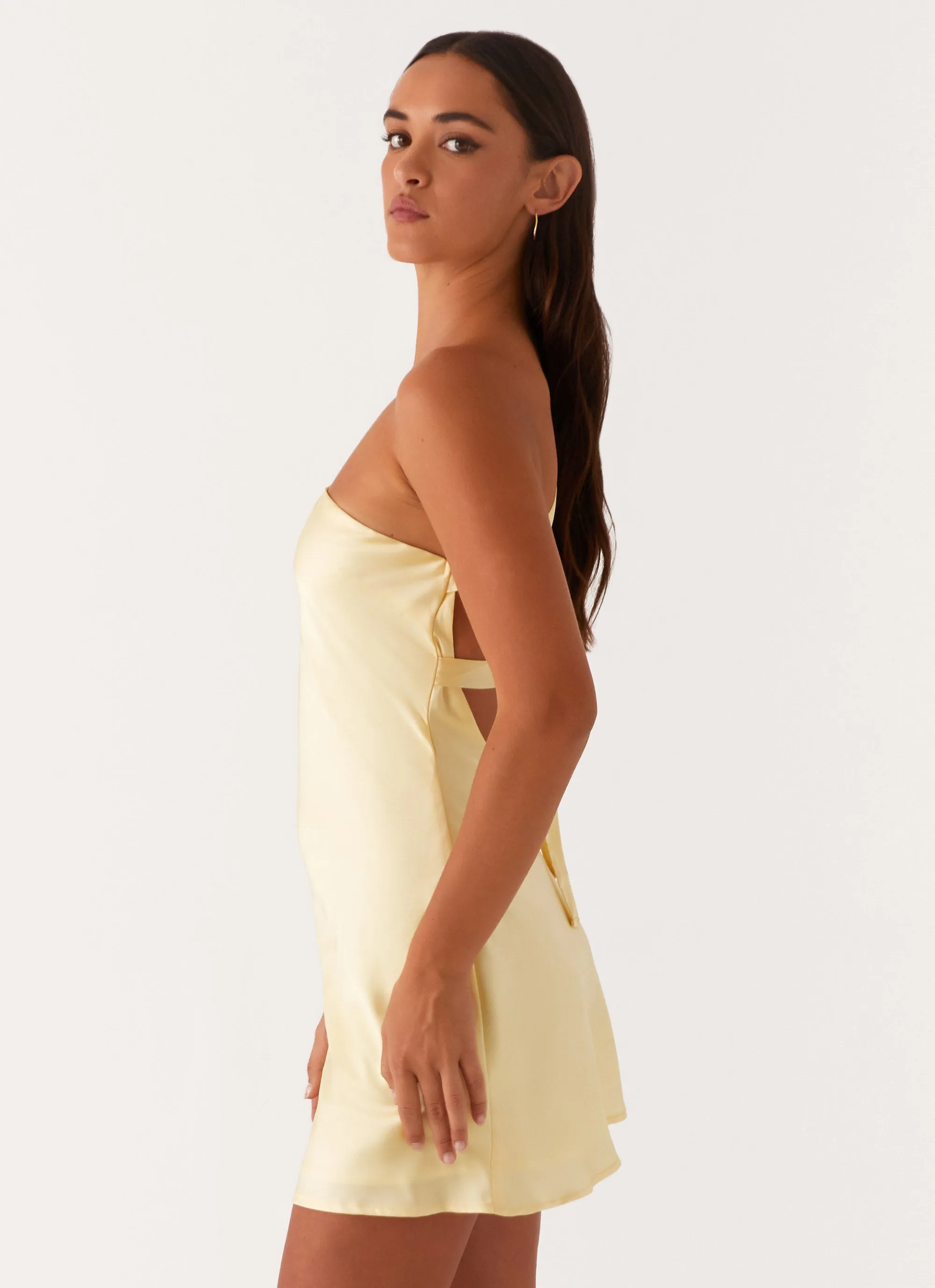 Lights Out Mini Dress - Yellow Breezy Style