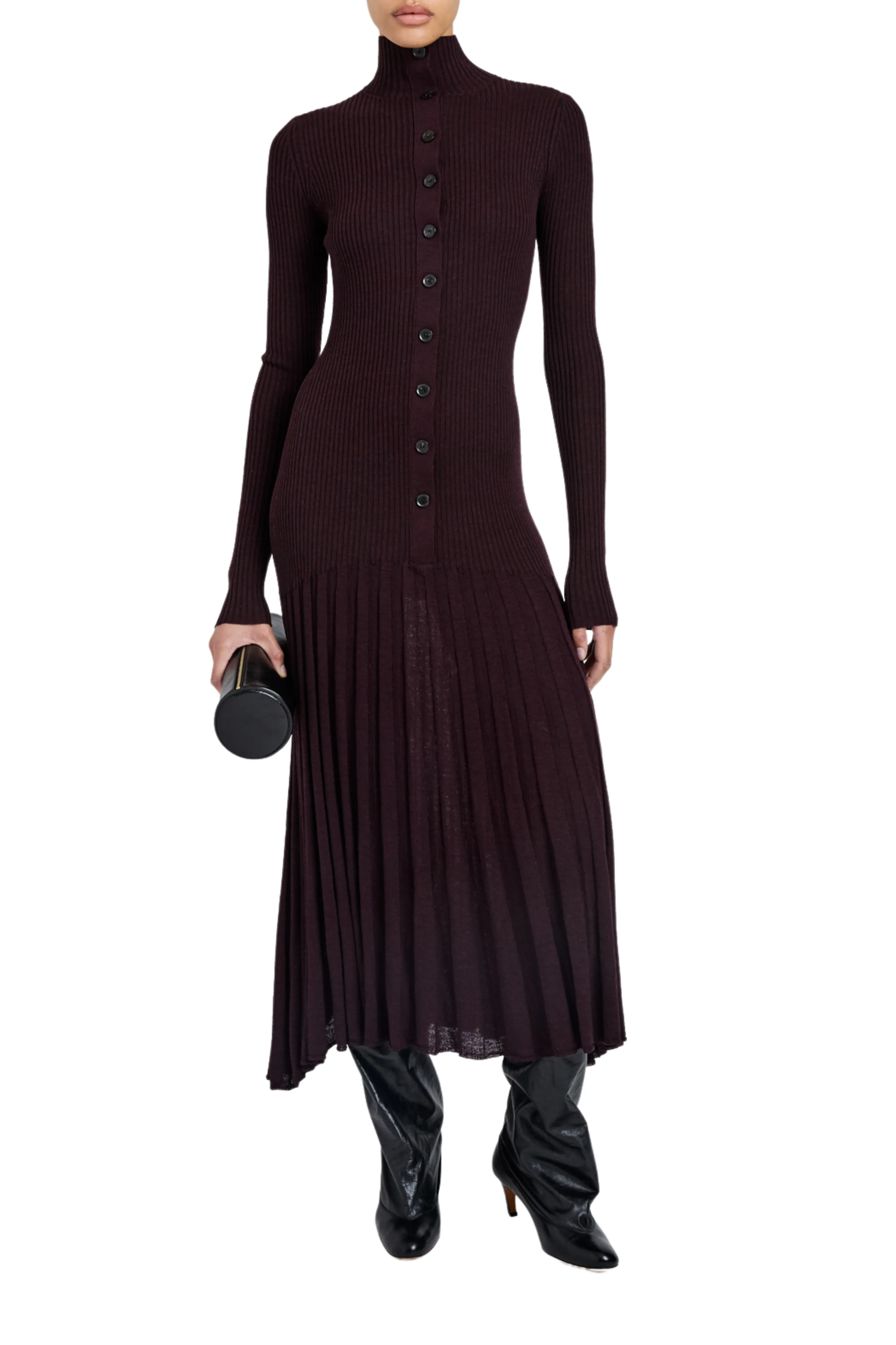 Jada Dress in Superfine Merino Clean Edge Light Comfort